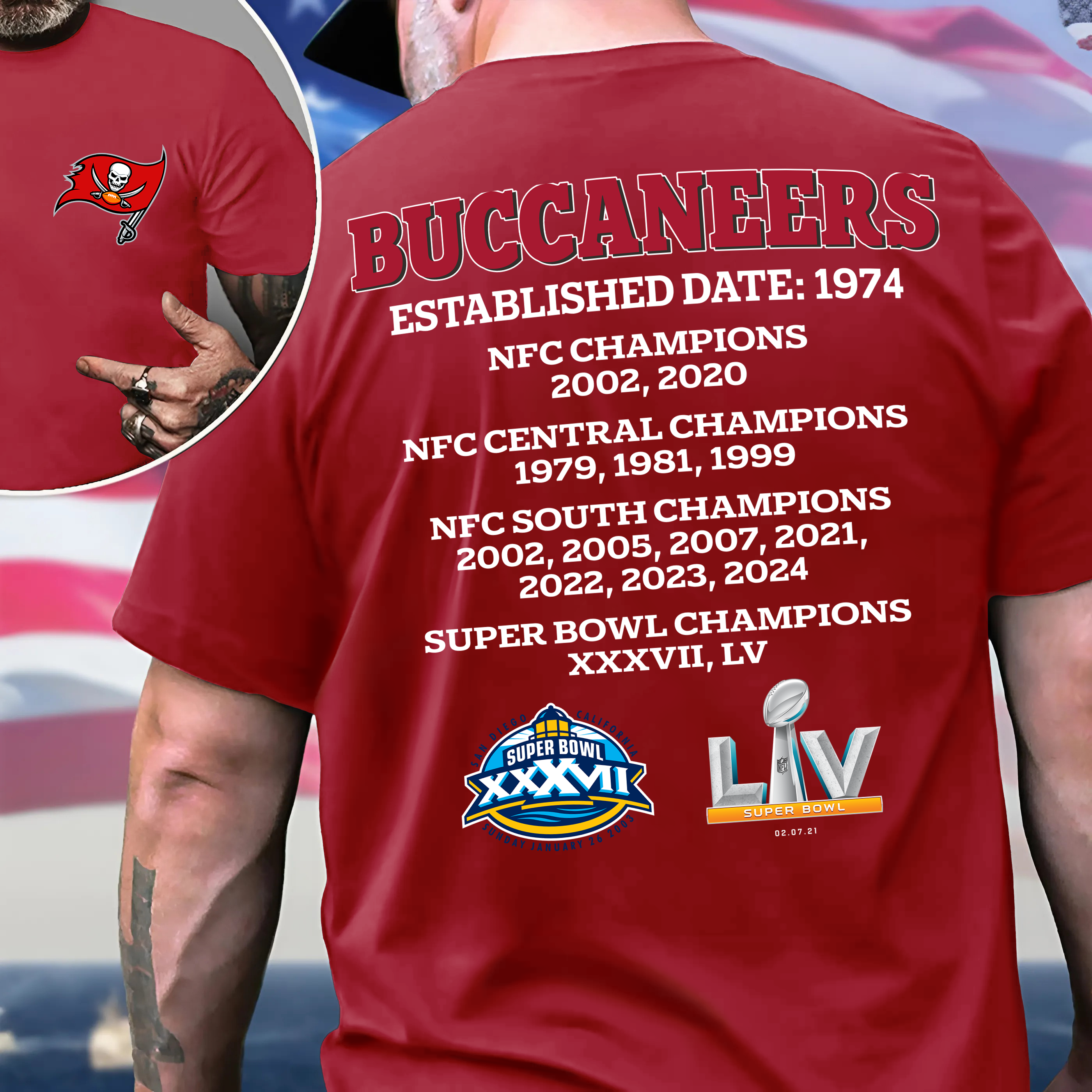 Tampa Bay Buccaneers Shirt PT64872