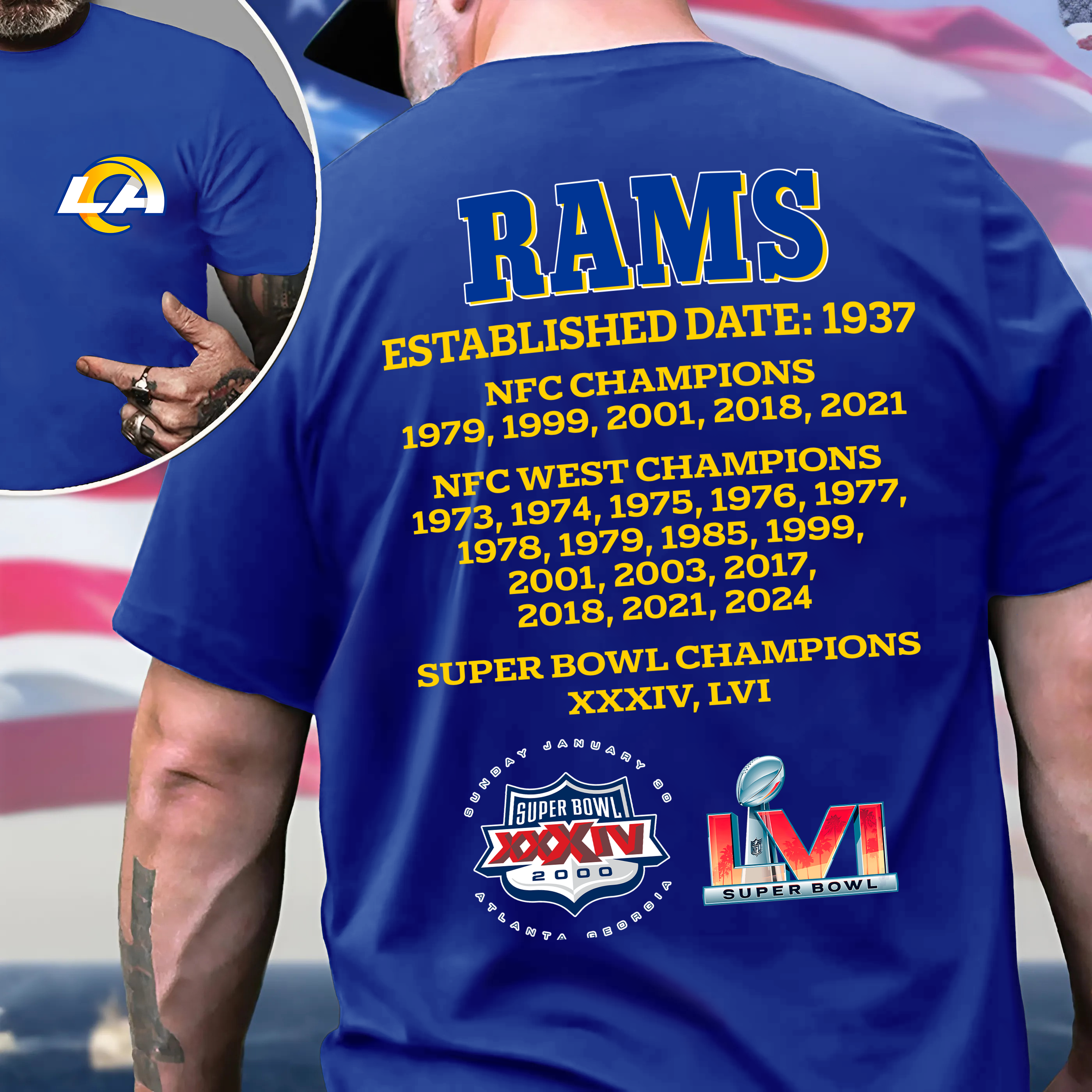 Los Angeles Rams Shirt PT64861
