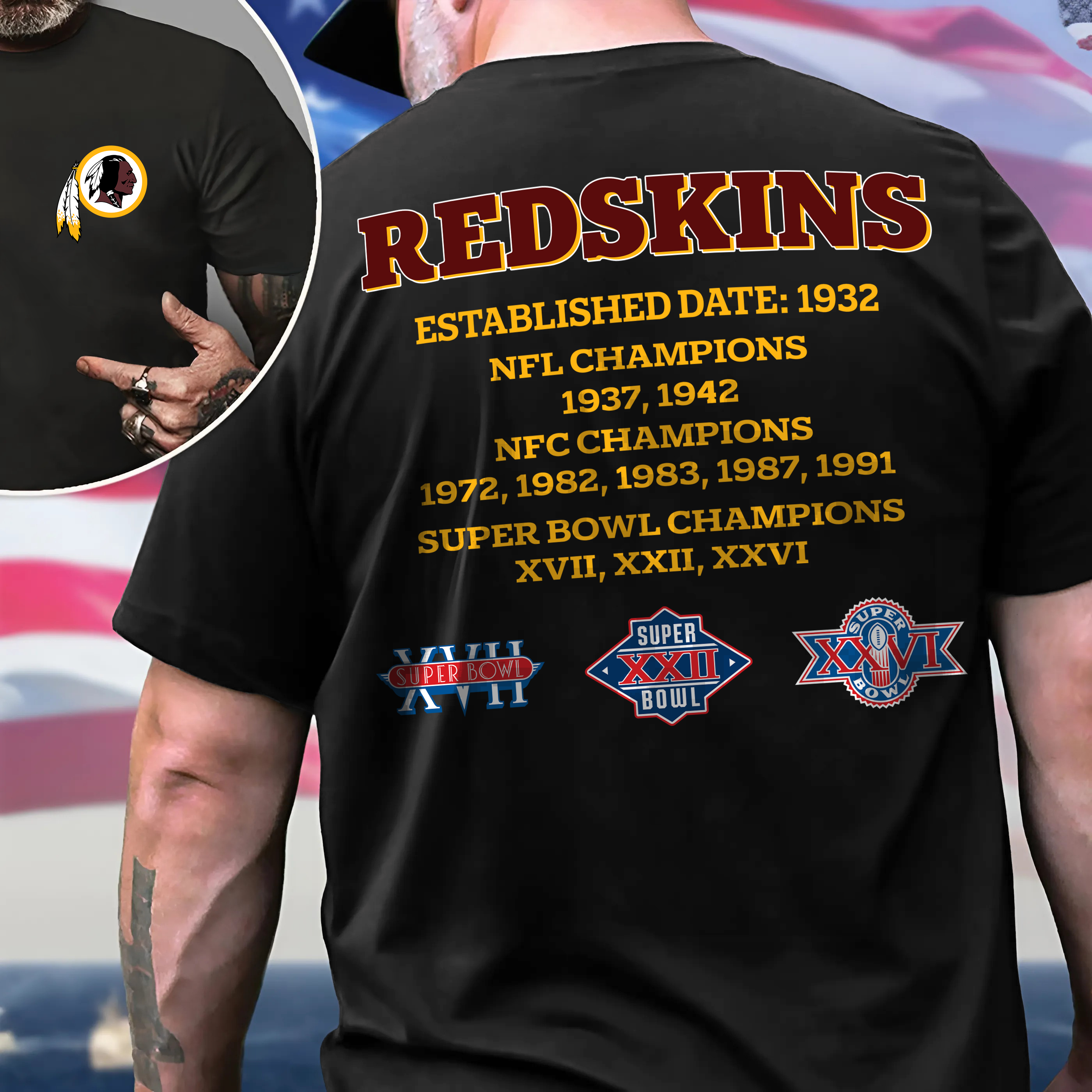 Washington Redskins Shirt PT64874