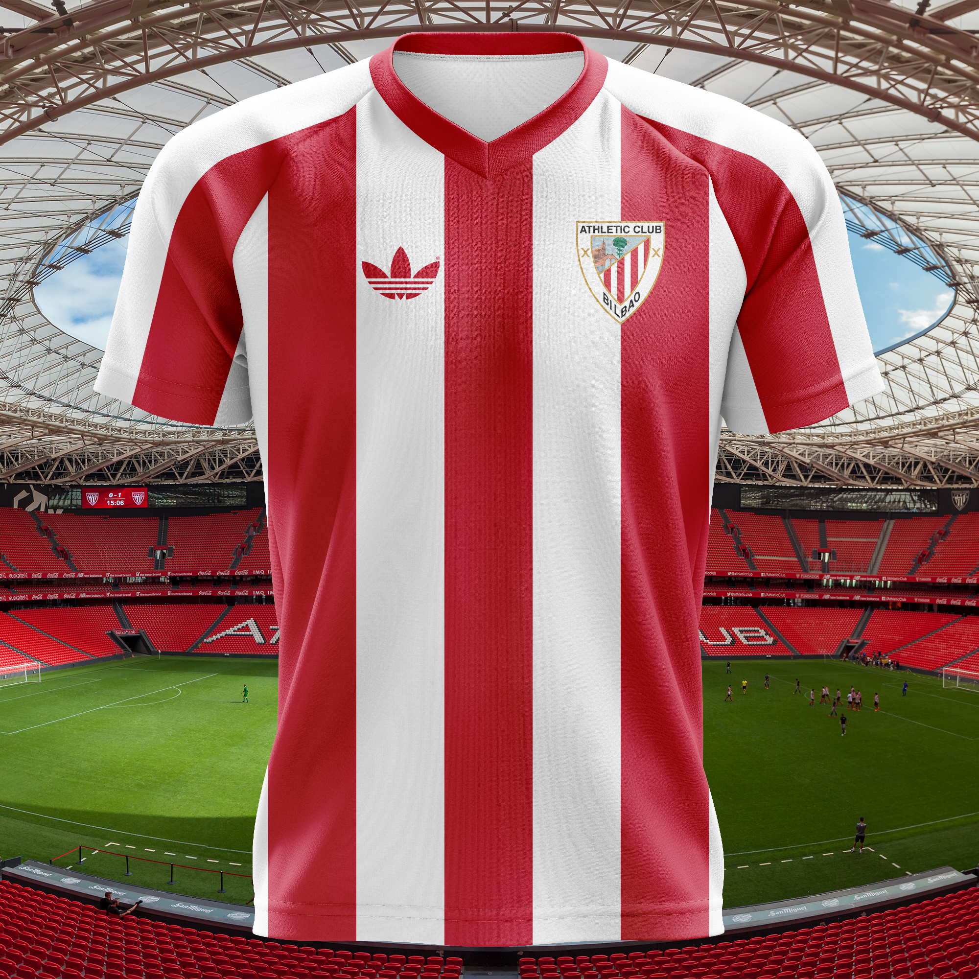 Athletic Club 1986-87 Home Kit Retro Shirt PT64898