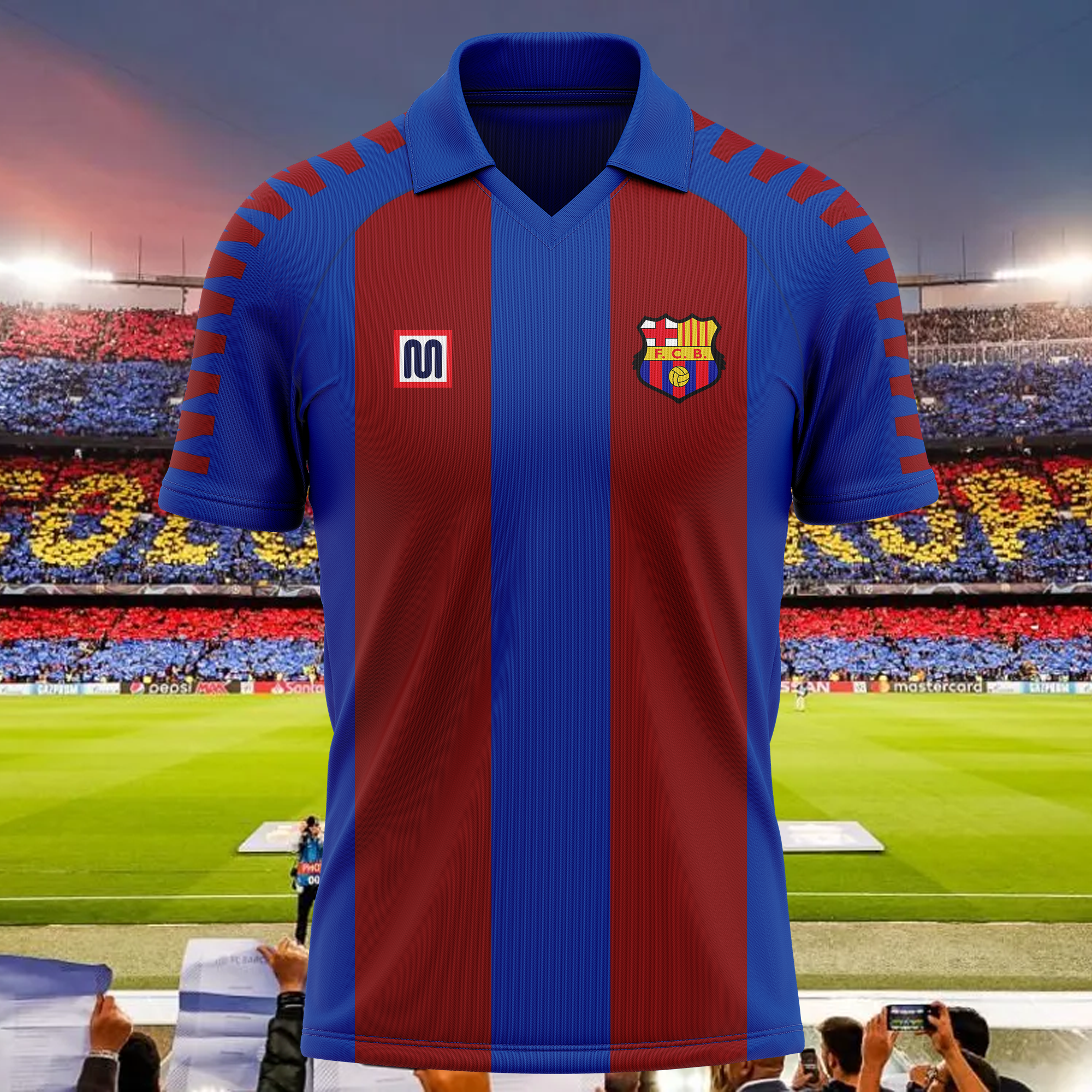 FC Barcelona 1986-87 Home Kit Retro Shirt PT64904