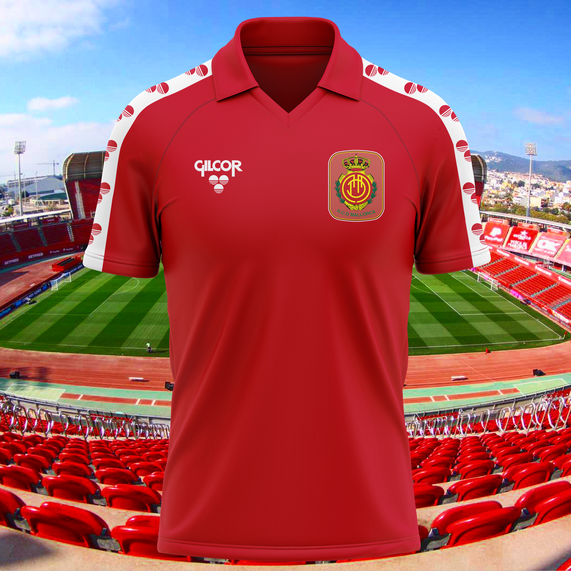 RCD Mallorca 1986-87 Home Kit Retro Shirt PT64907