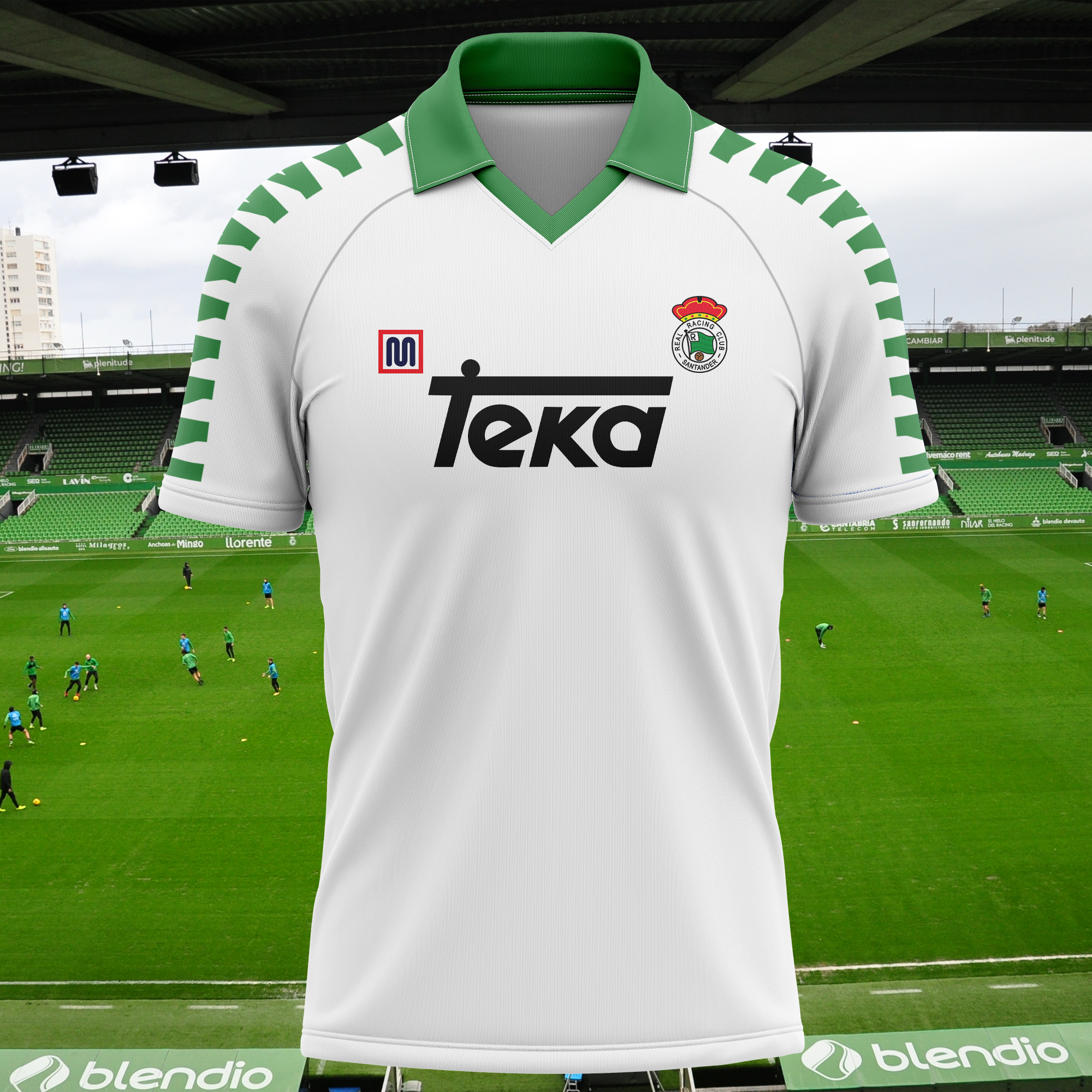 Racing de Santander 1986-87 Home Kit Retro Shirt PT64905