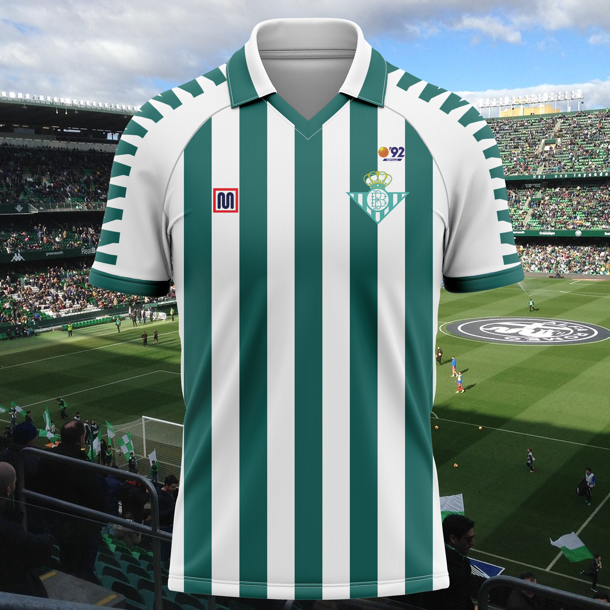 Real Betis 1986-87 Home Kit Retro Shirt PT64908