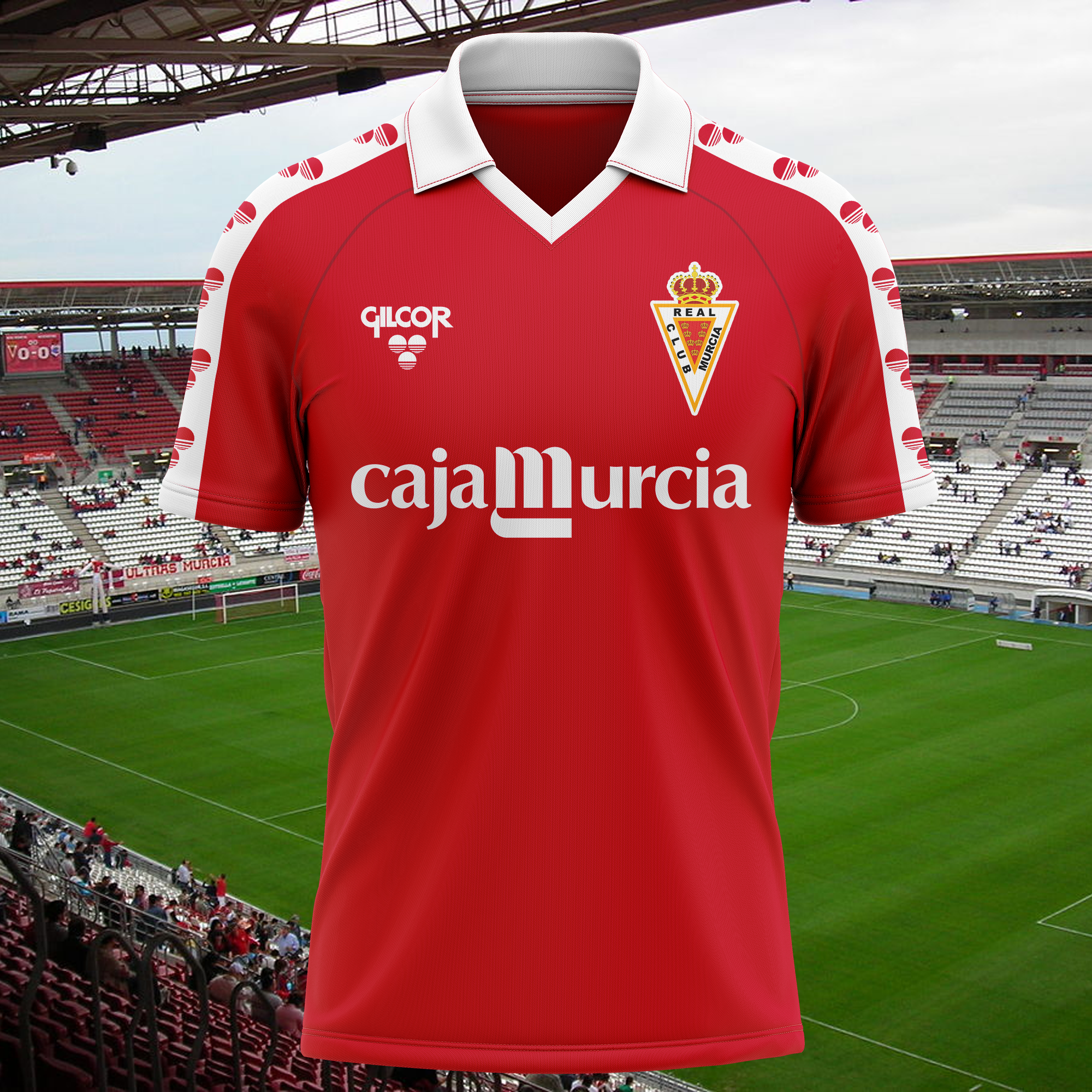 Real Murcia 1986-87 Home Kit Retro Shirt PT64910