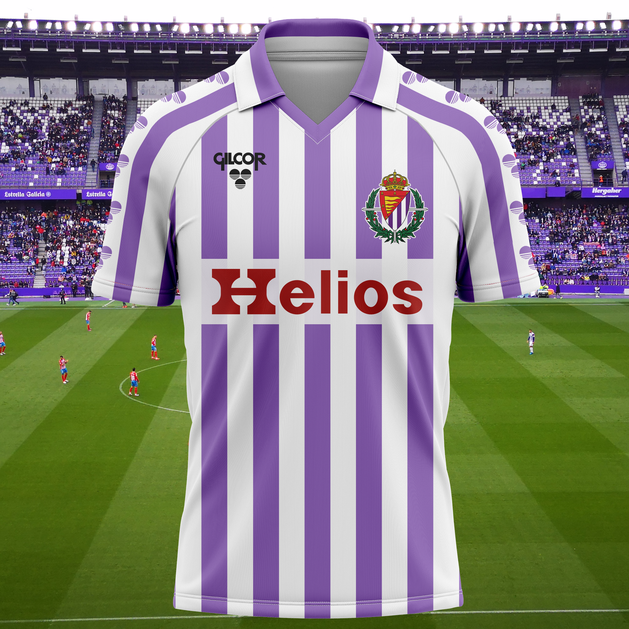 Real Valladolid 1986-87 Home Kit Retro Shirt PT64912