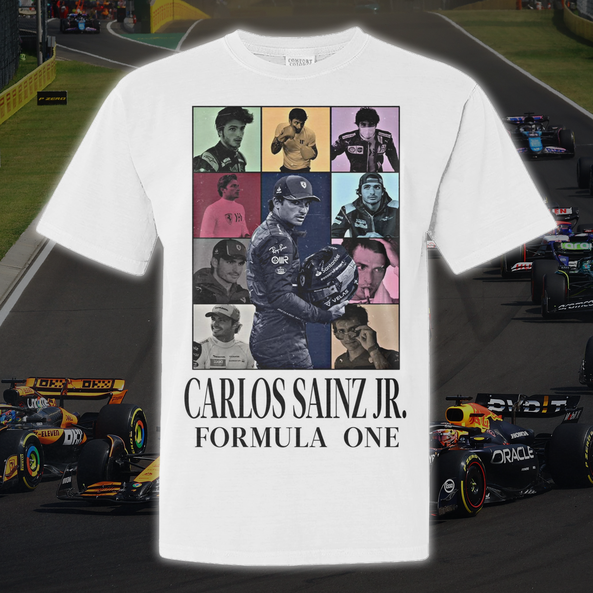 Carlos Sainz Jr. Formula One T-shirts PT65010