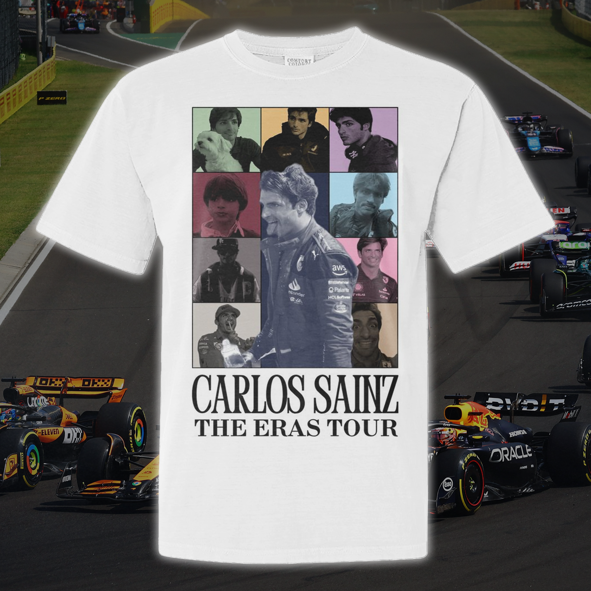 Carlos Sainz The Eras Tour T-shirts PT65011