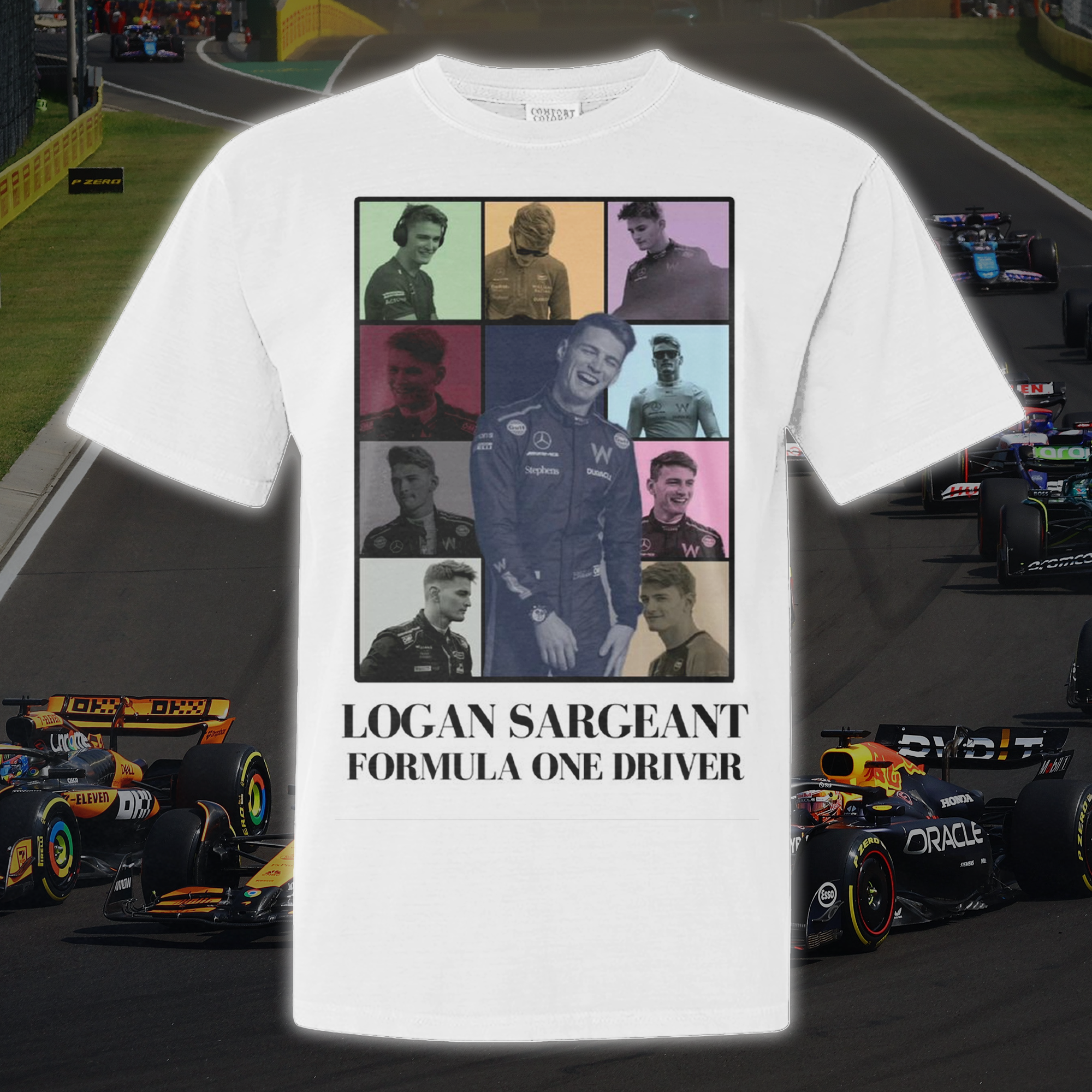 Logan Sargeant Formula One Driver T-shirts PT65026