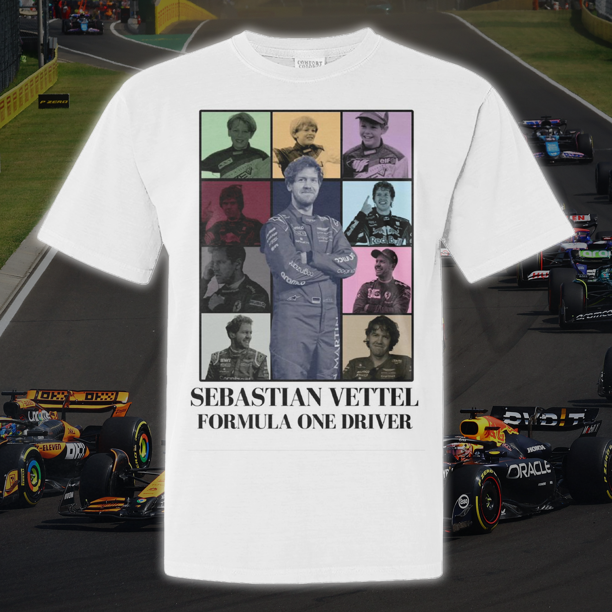 Sebastian Vettel Formula One Drive T-shirts PT65038