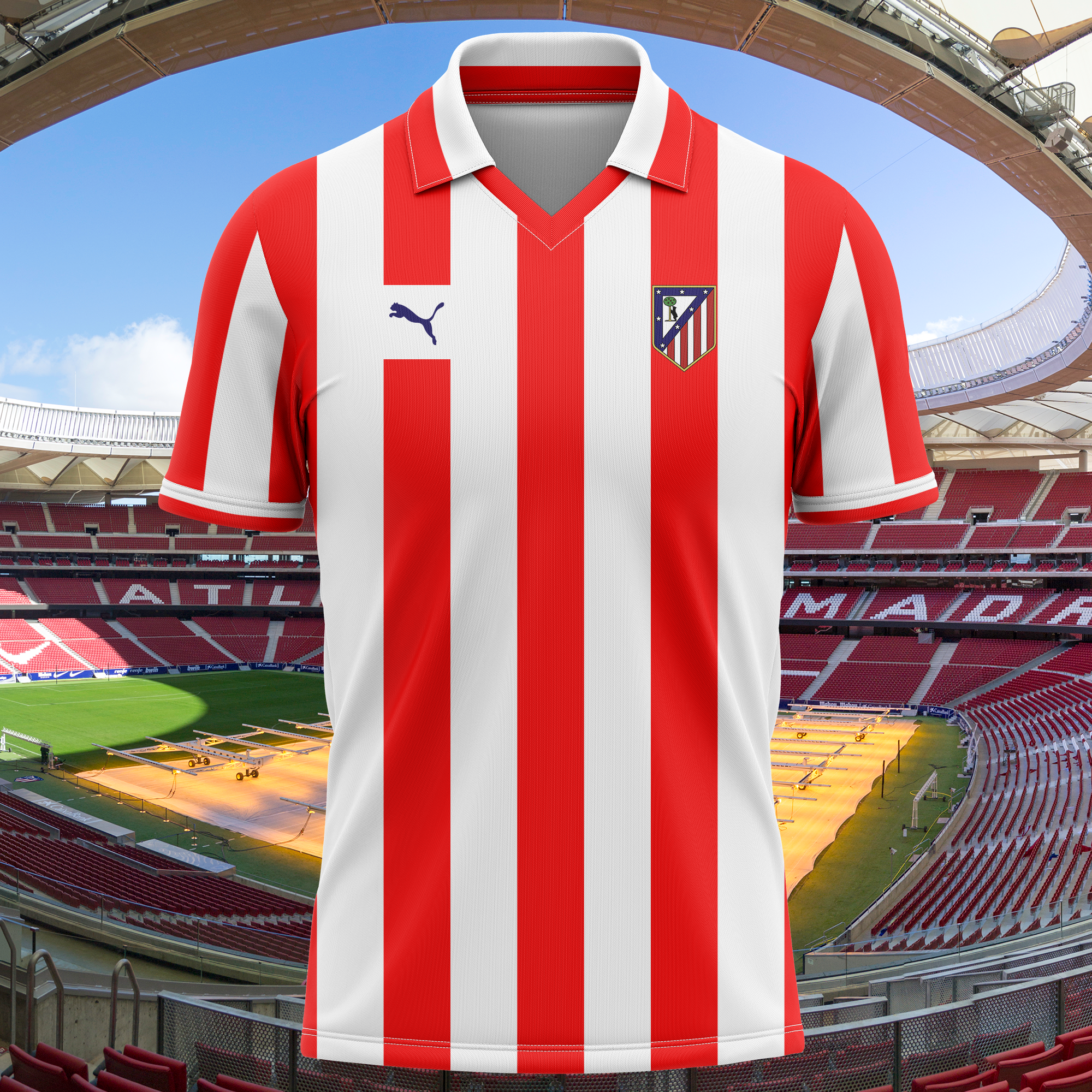 AtlÃ©tico Madrid 1983-84 Home Kit PT65043