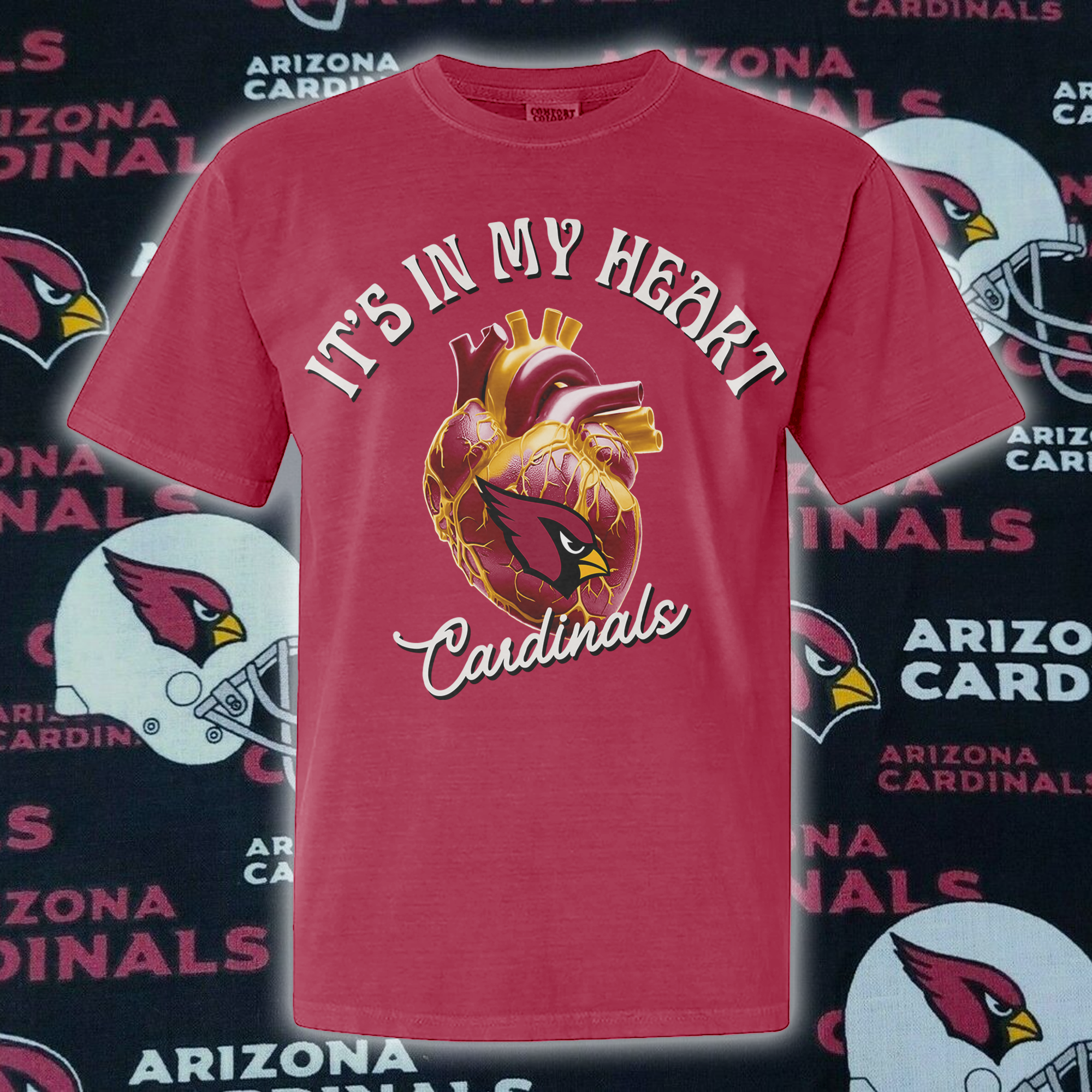 Arizona Cardinals Its In My Heart T-shirt PT65070