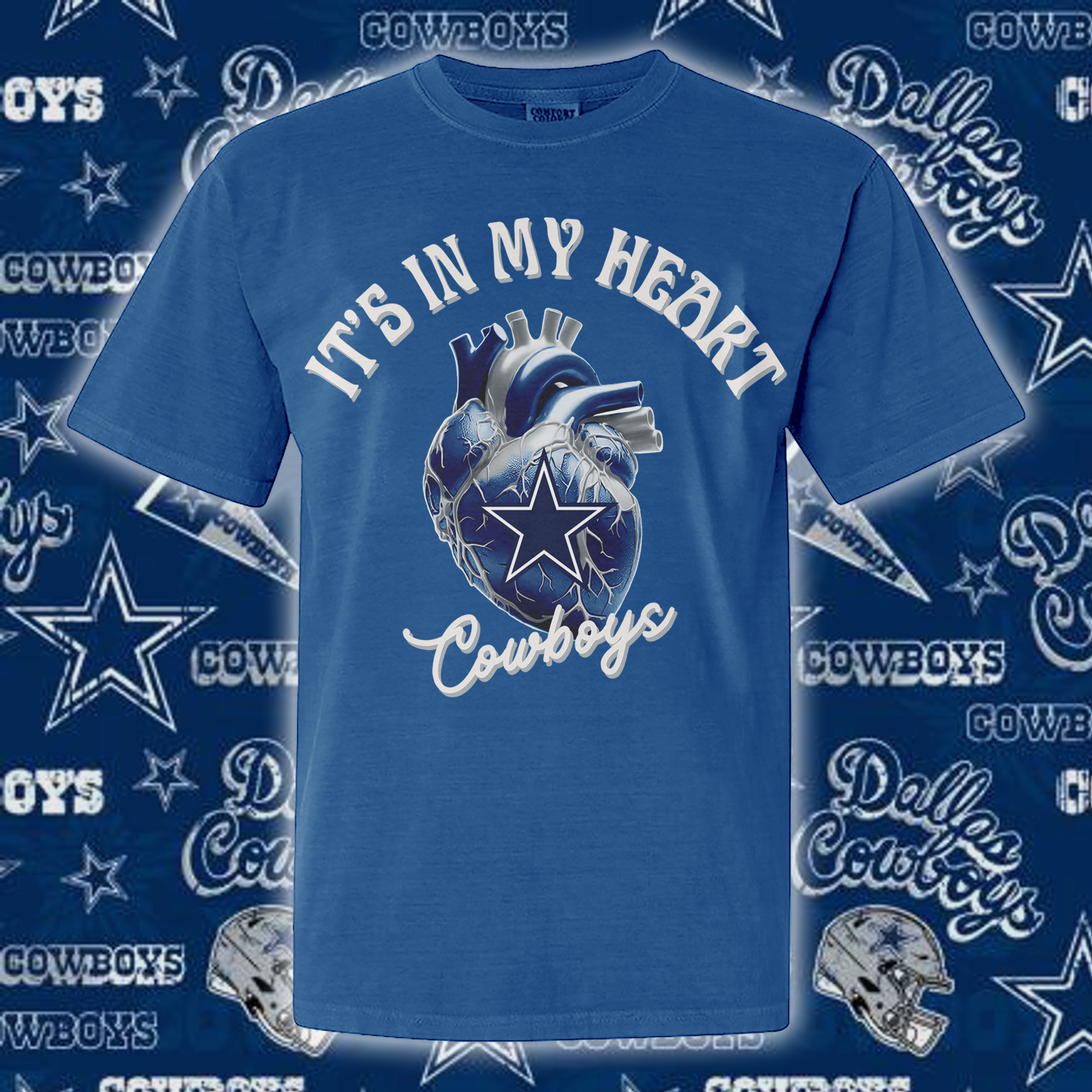 Dallas Cowboys Its In My Heart T-shirt PT65079