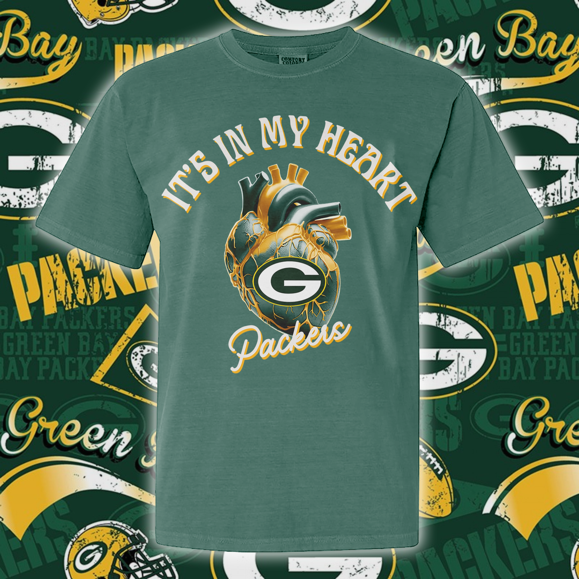 Green Bay Packers Its In My Heart T-shirt PT65082