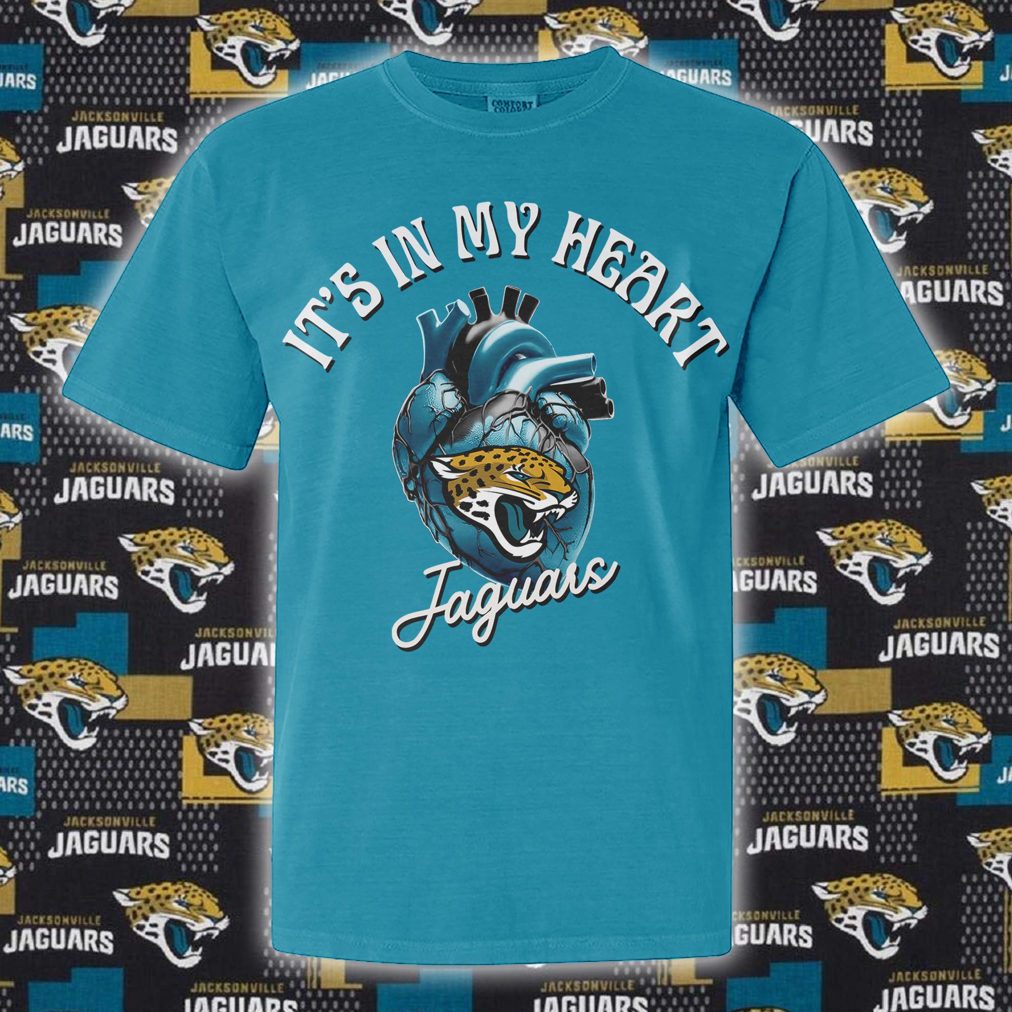 Jacksonville Jaguars Its In My Heart T-shirt PT65085