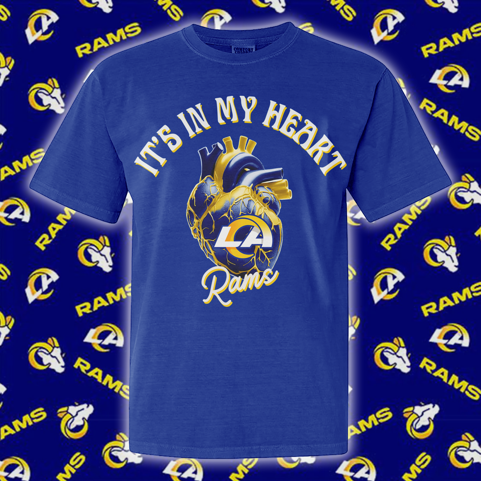 Los Angeles Rams Its In My Heart T-shirt PT65089