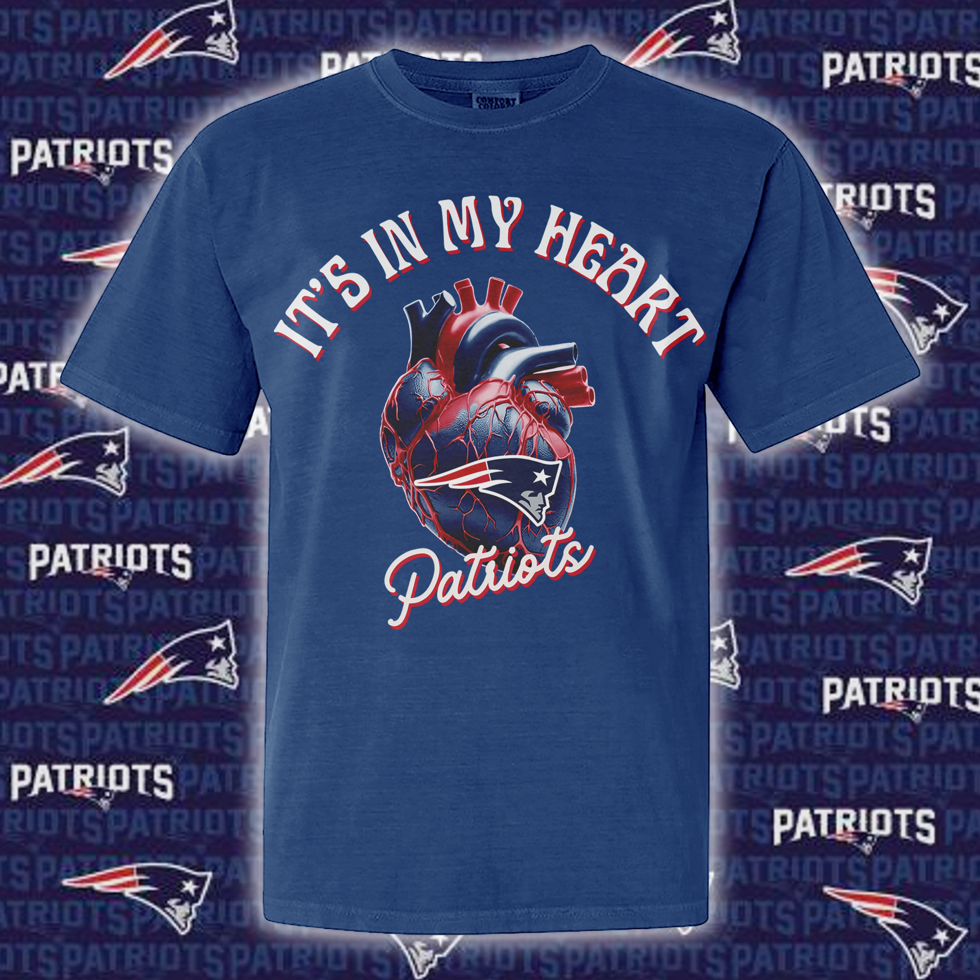 New England Patriots Its In My Heart T-shirt PT65091