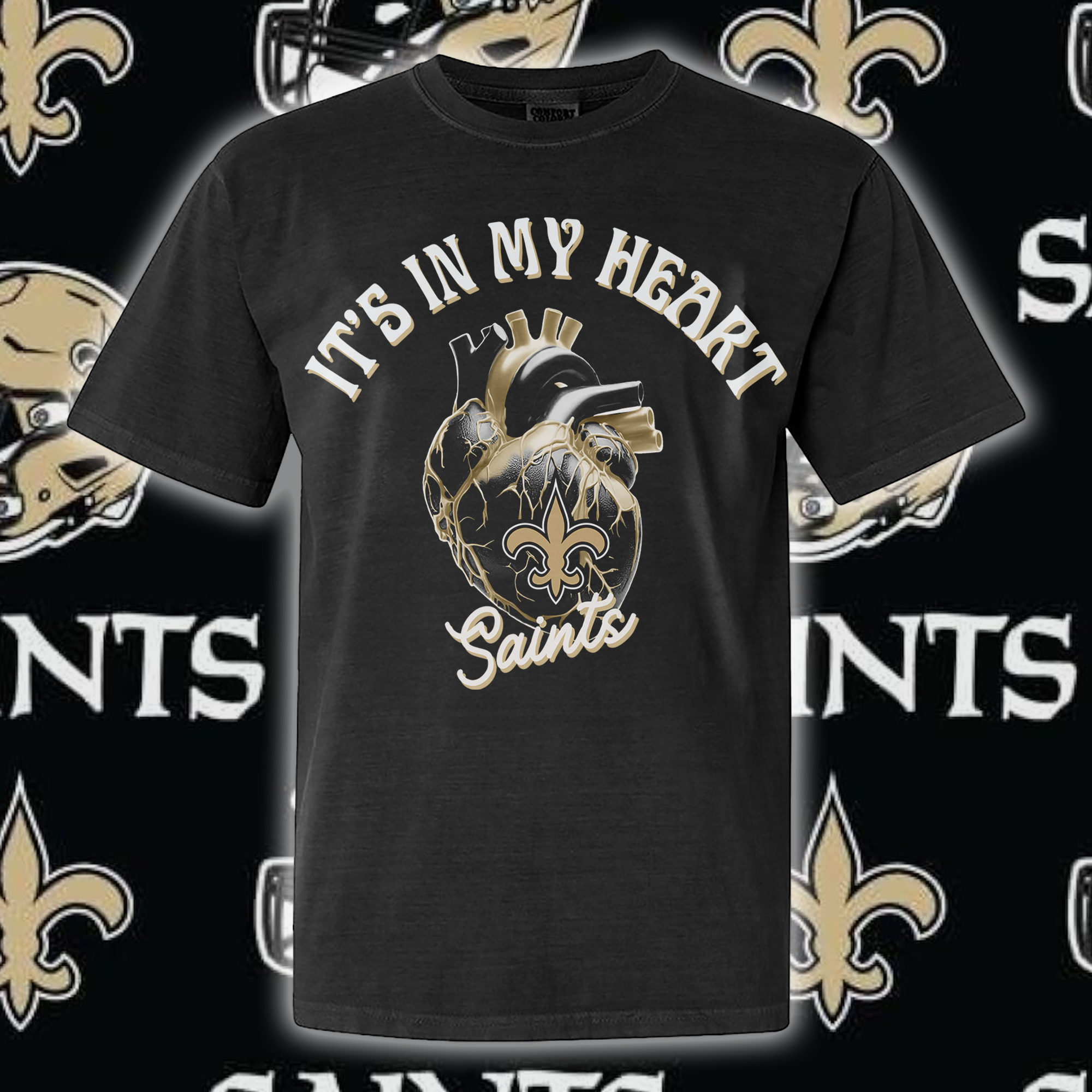 New Orleans Saints Its In My Heart T-shirt PT65092