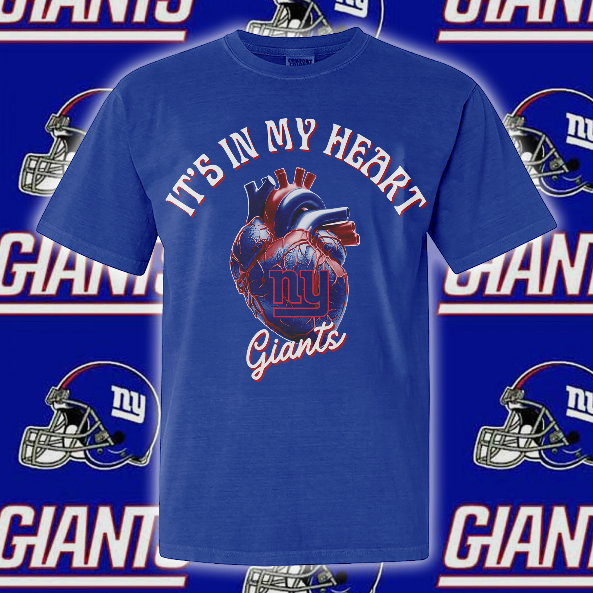 New York Giant It's In My Heart T-shirt PT65093