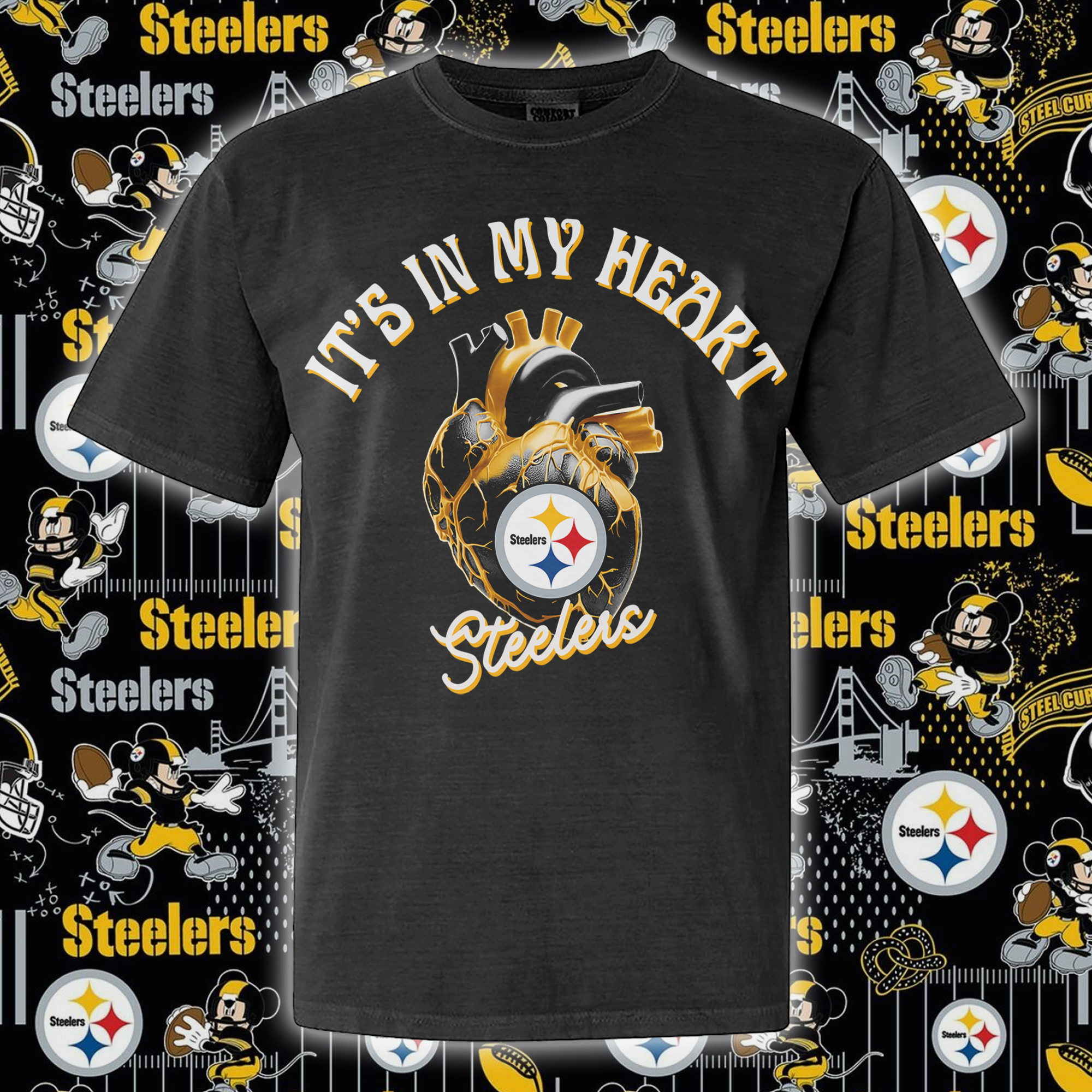 Pittsburgh Steelers Its In My Heart T-shirt PT65096