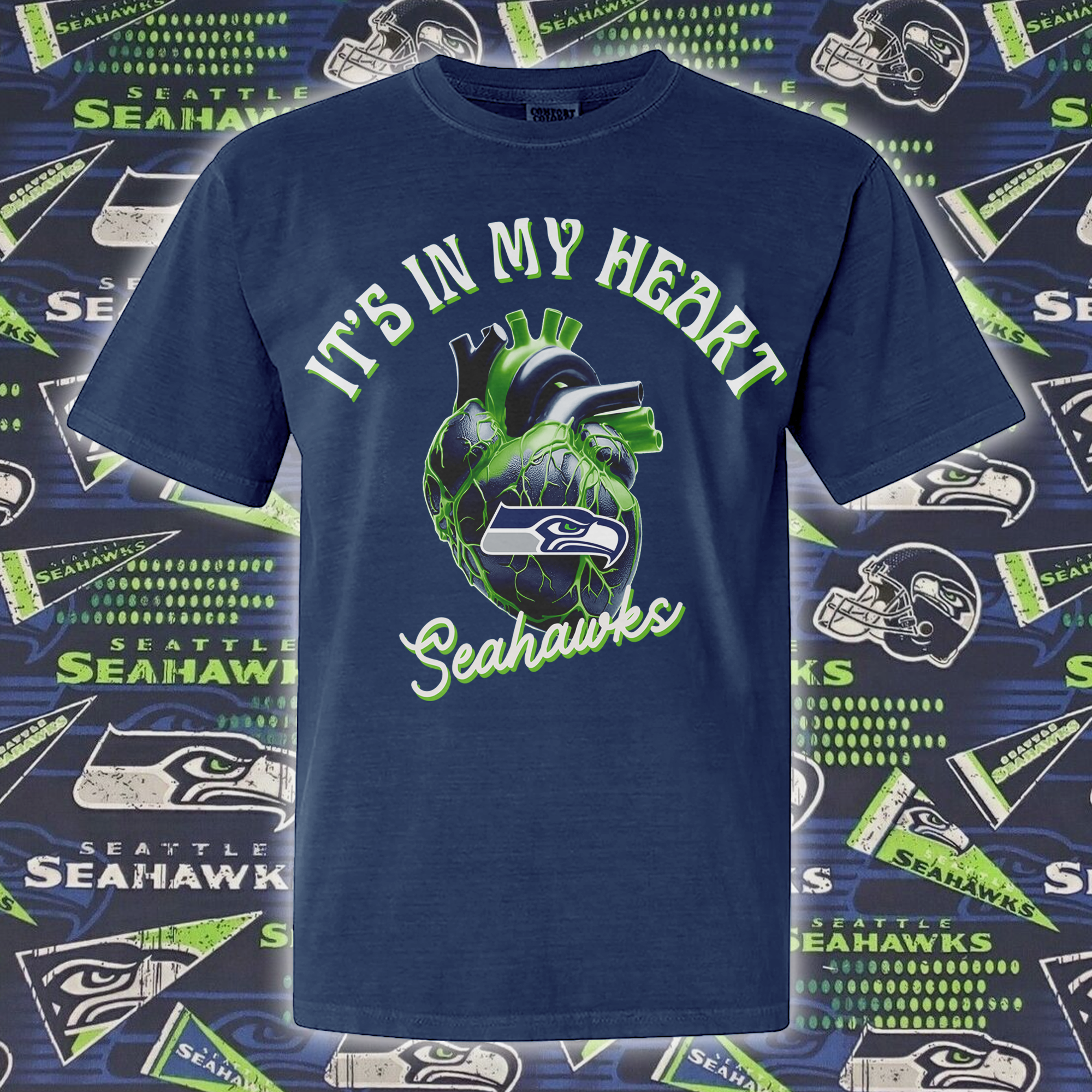 Seattle Seahawks Its In My Heart T-shirt PT65098