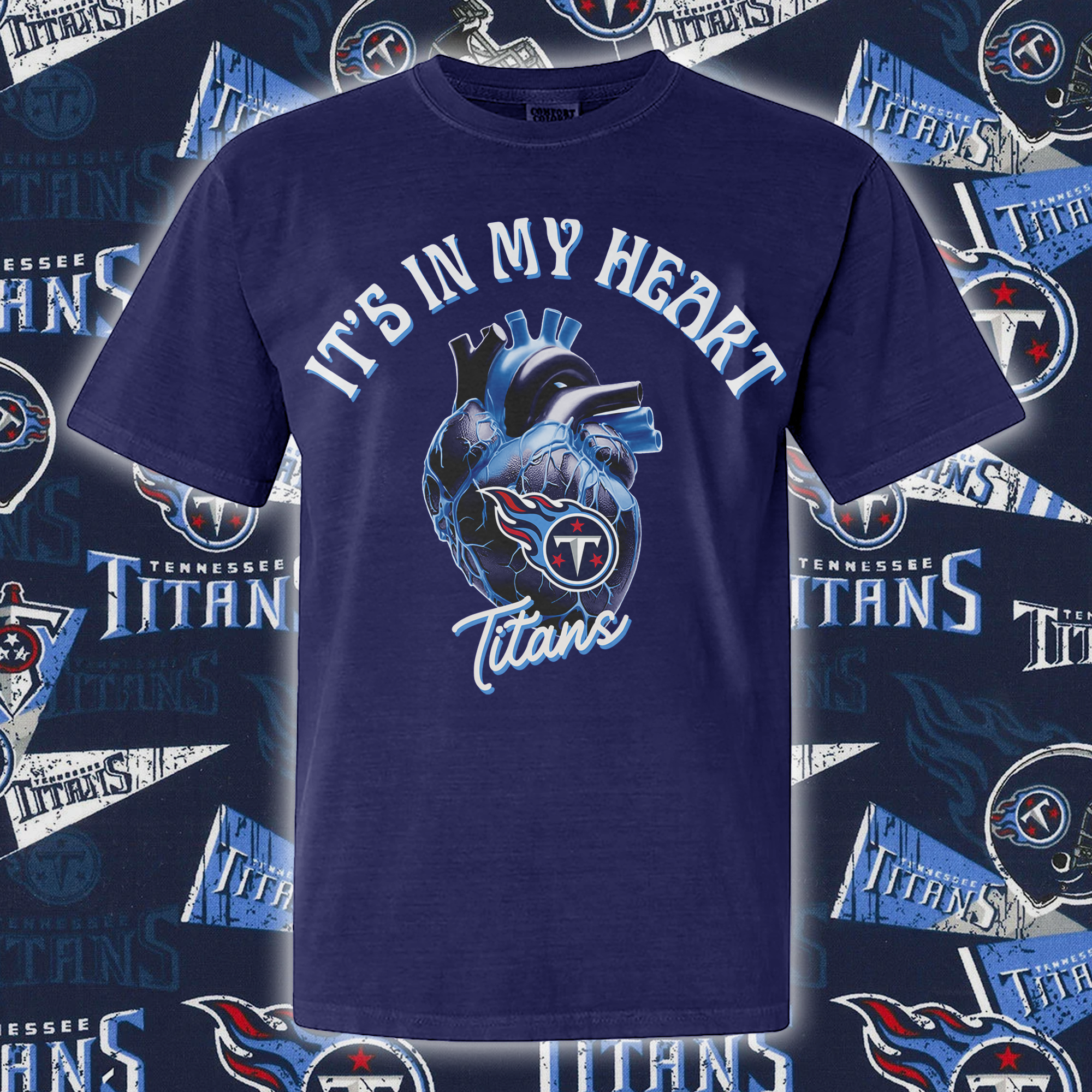 Tennessee Titans Its In My Heart T-shirt PT65100