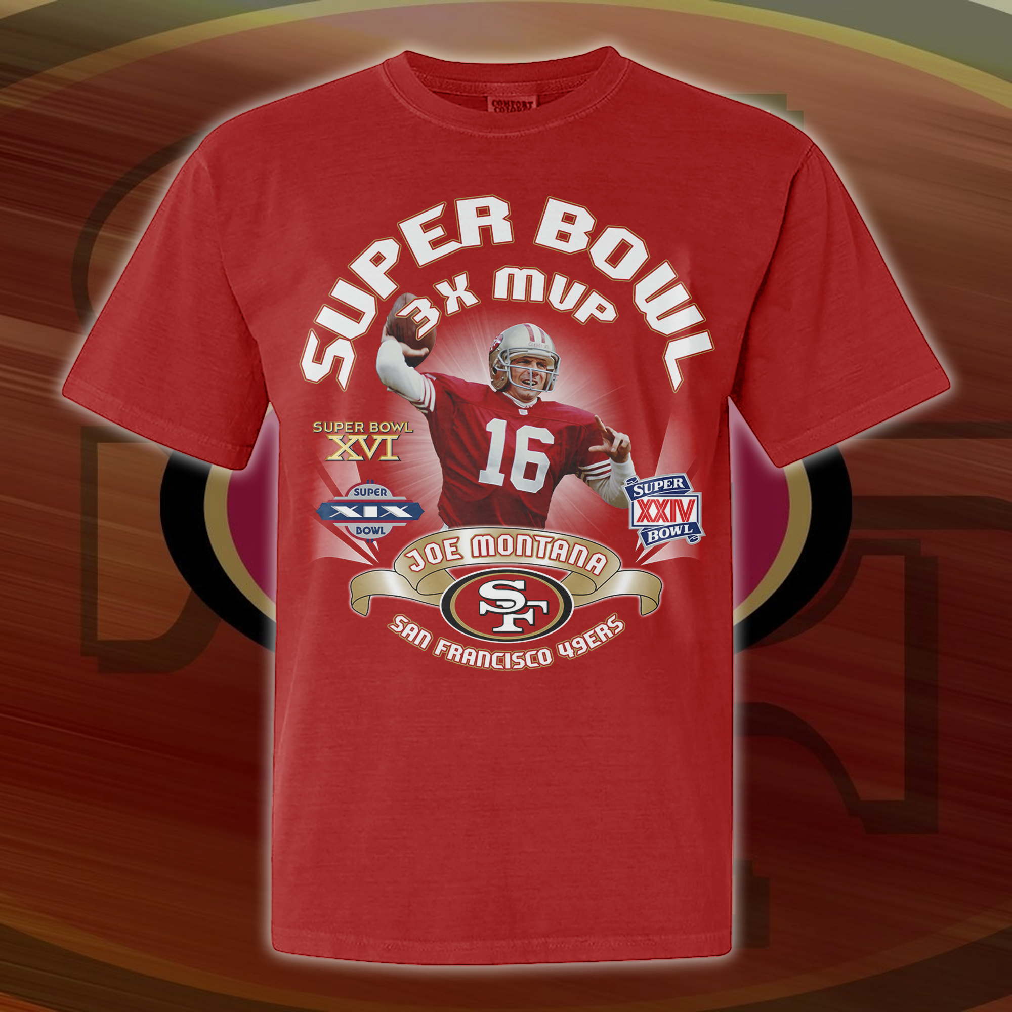 Joe Montana MVP Awards T-shirt PT65135