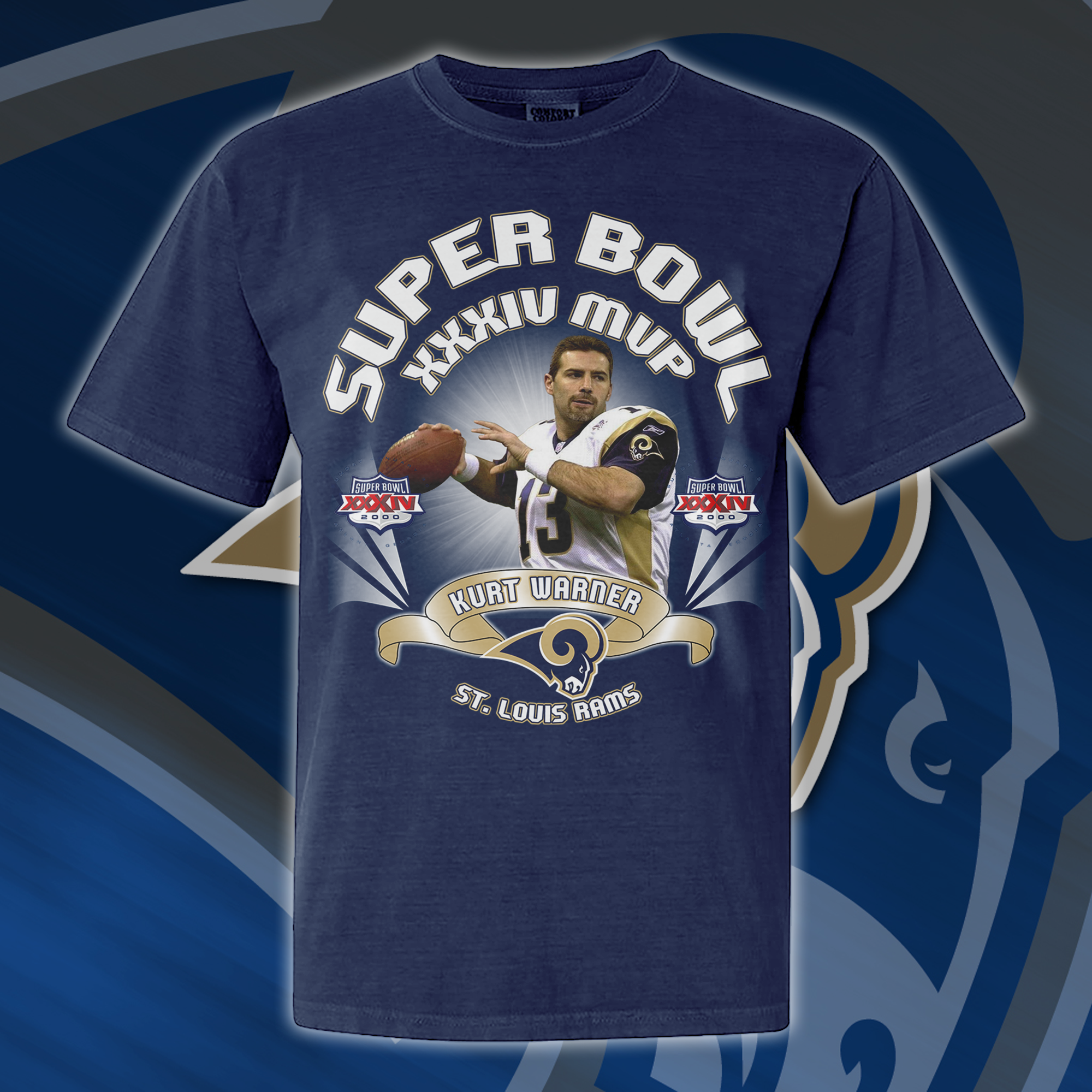 Kurt Warner MVP Awards T-shirt PT65137