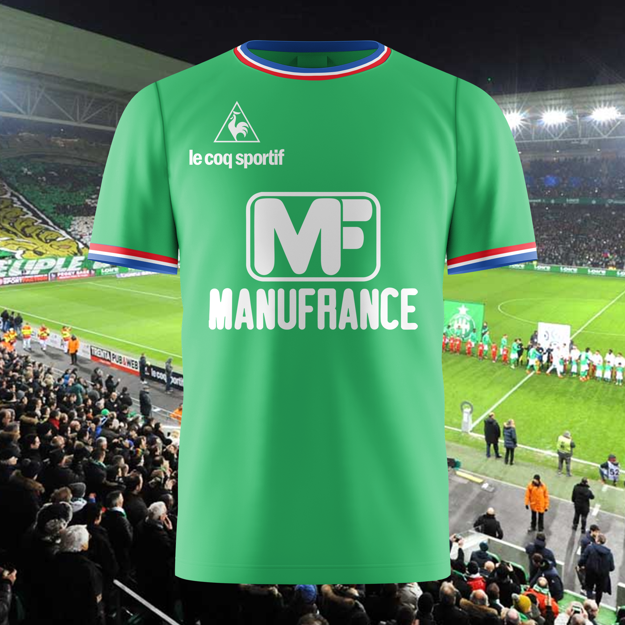 AS Saint-Étienne 1977-78 Home Kit Retro Shirt PT65206