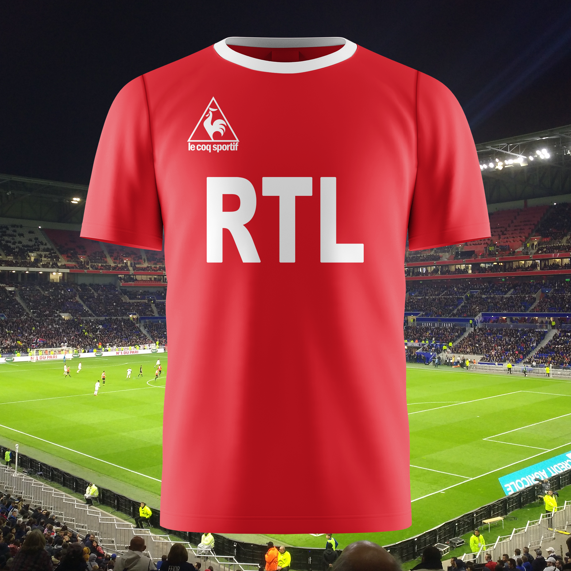 Olympique Lyonnais 1977-78 Home Kit Retro Shirt PT65212