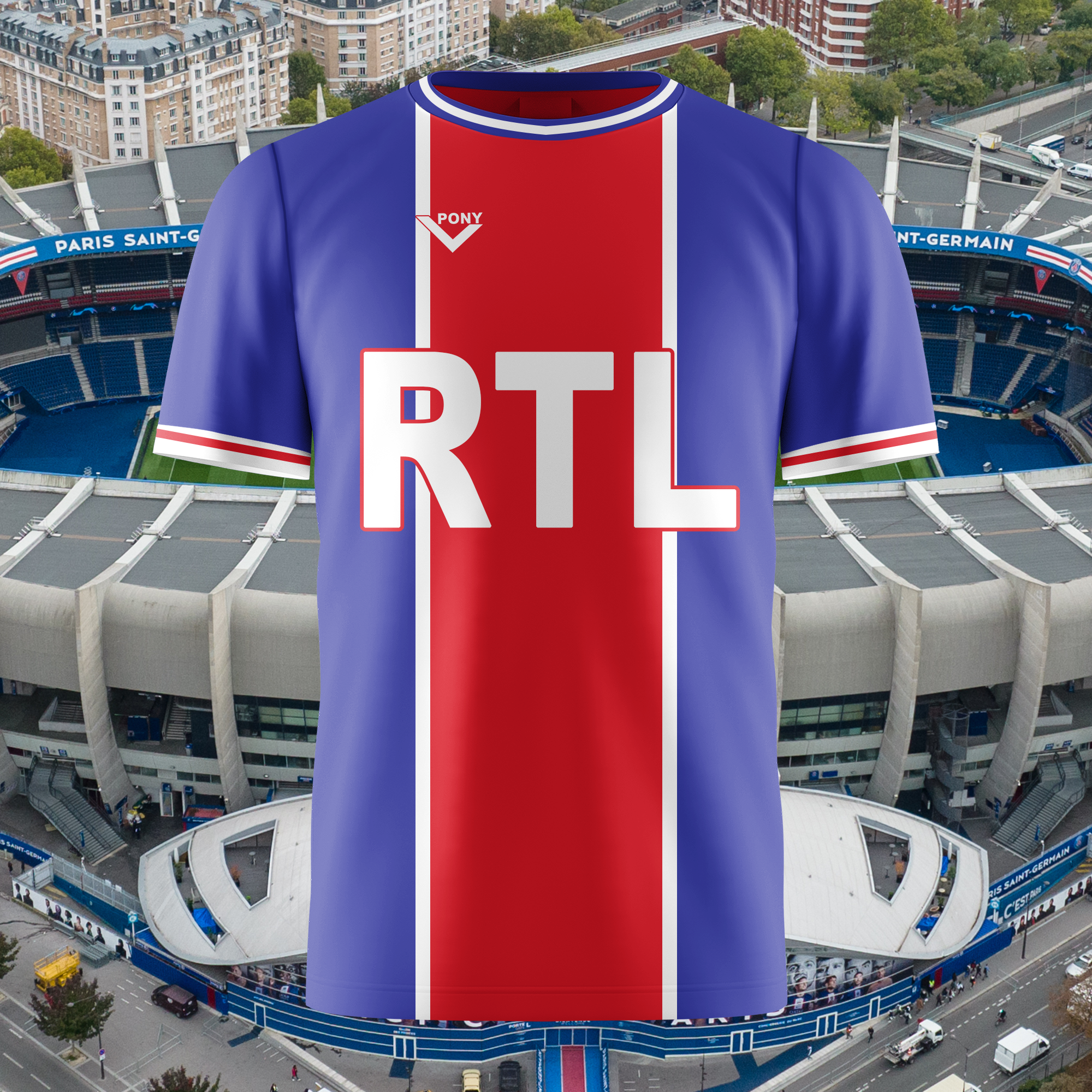 Paris Saint-Germain 1977-78 Home 2 Kit Retro Shirt PT65214