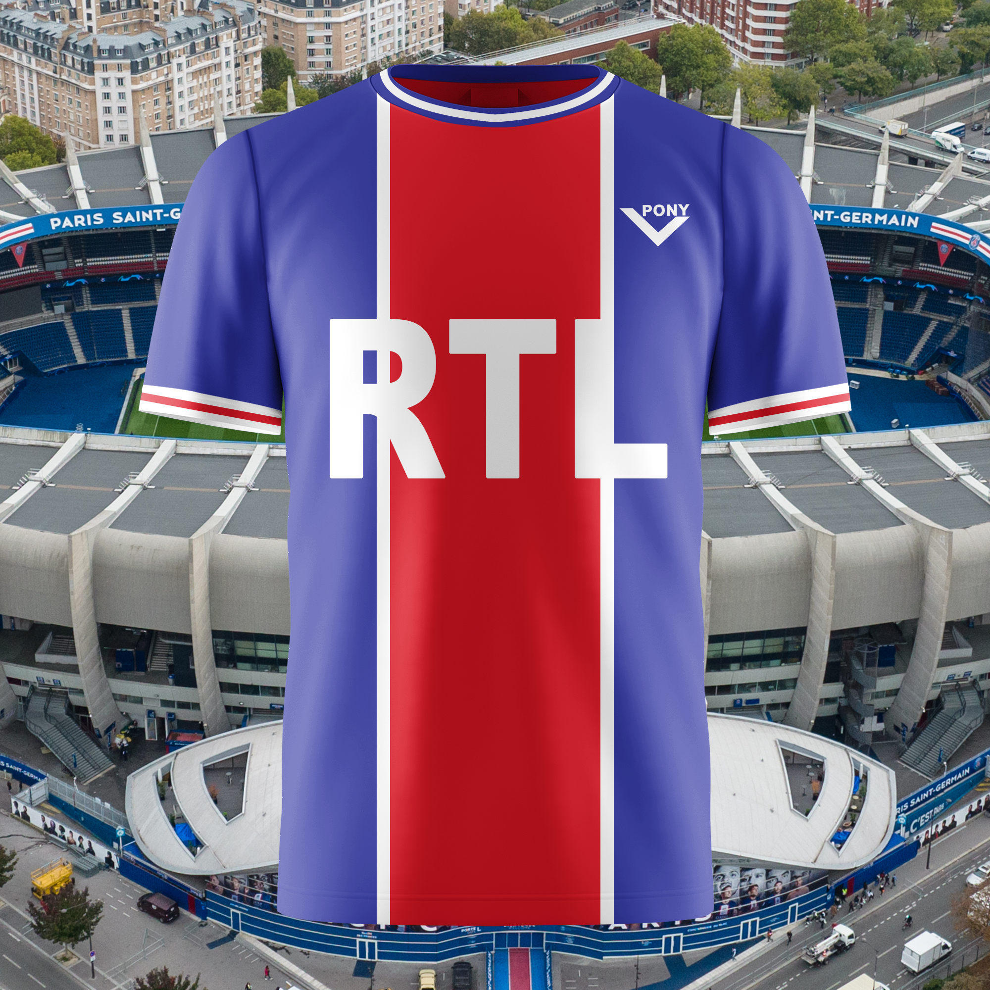 Paris Saint-Germain 1977-78 Home Kit Retro Shirt PT65215