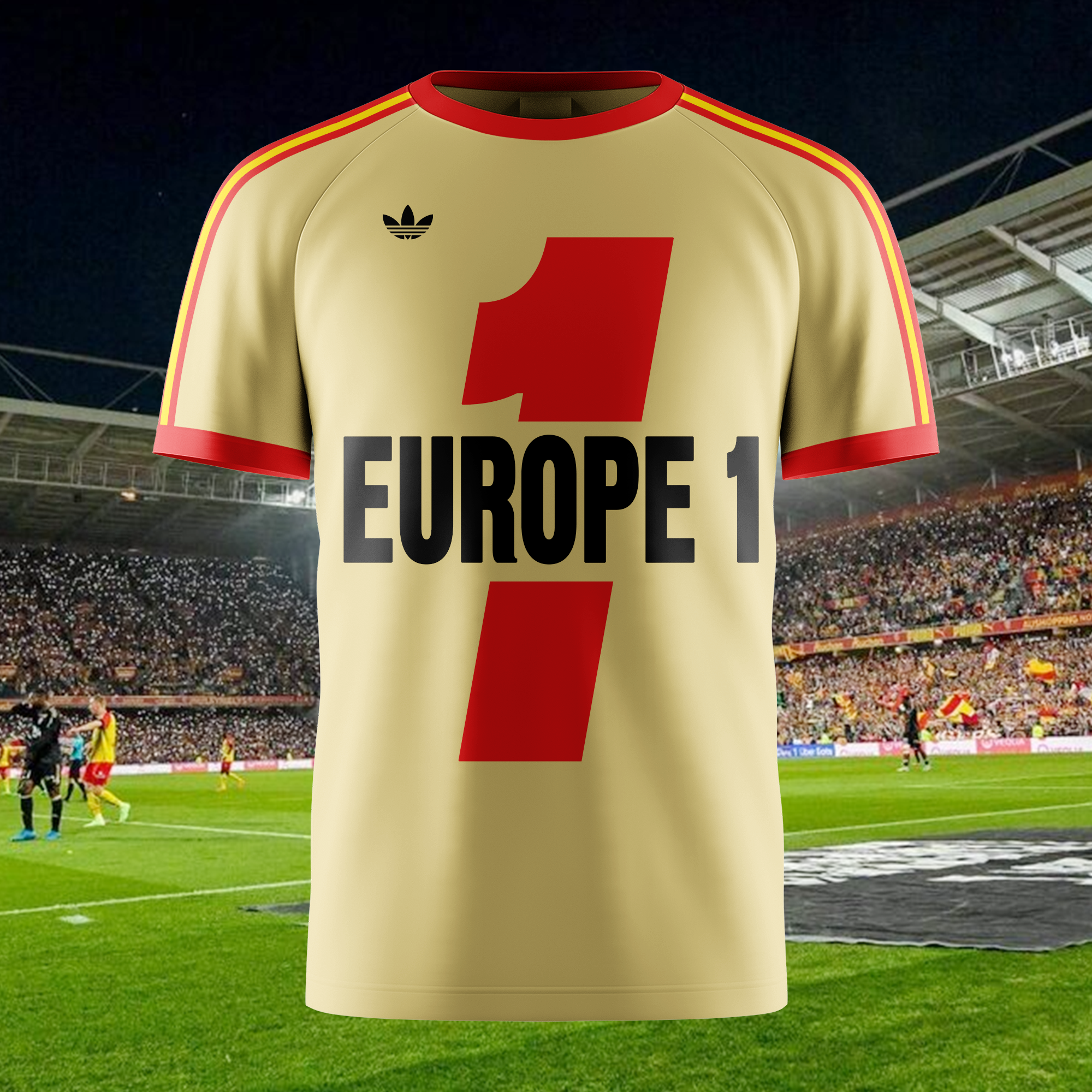 RC Lens 1977-78 Home Kit Retro Shirt PT65216