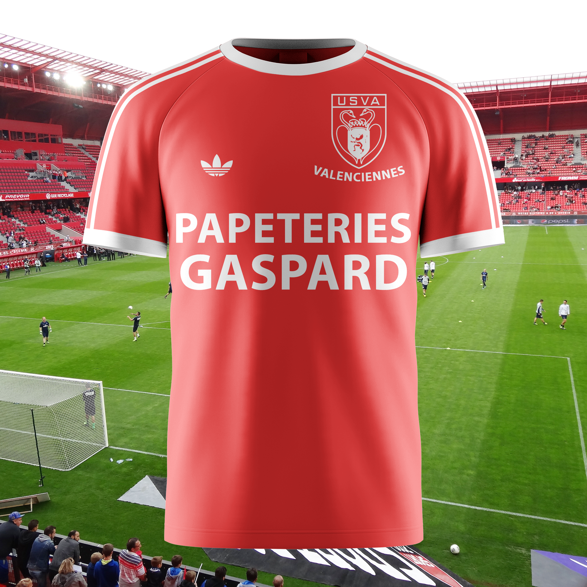Union sportive Valenciennes-Anzin 1977-78 Home Kit Retro Shirt PT65220