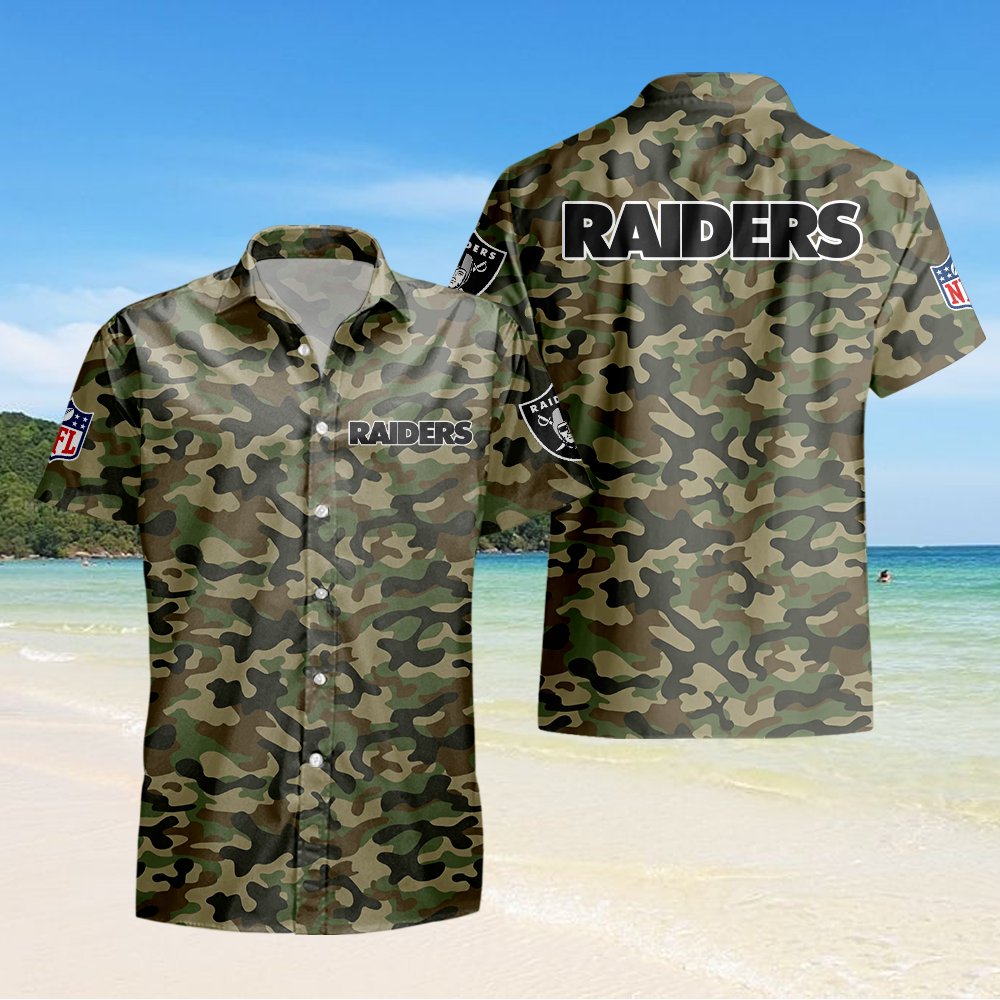 Las Vegas Raiders Hawaii Camo Shirt PT65274