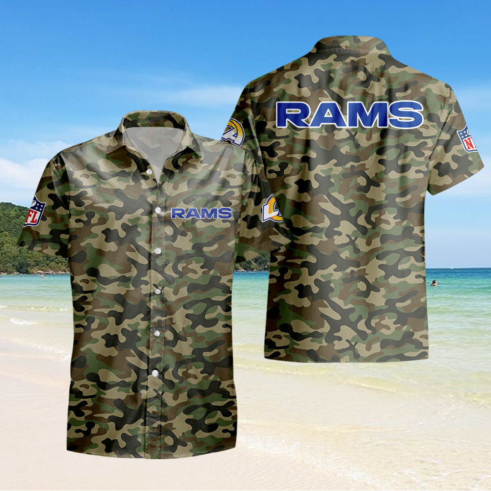 Los Angeles Rams Hawaii Camo Shirt PT65276