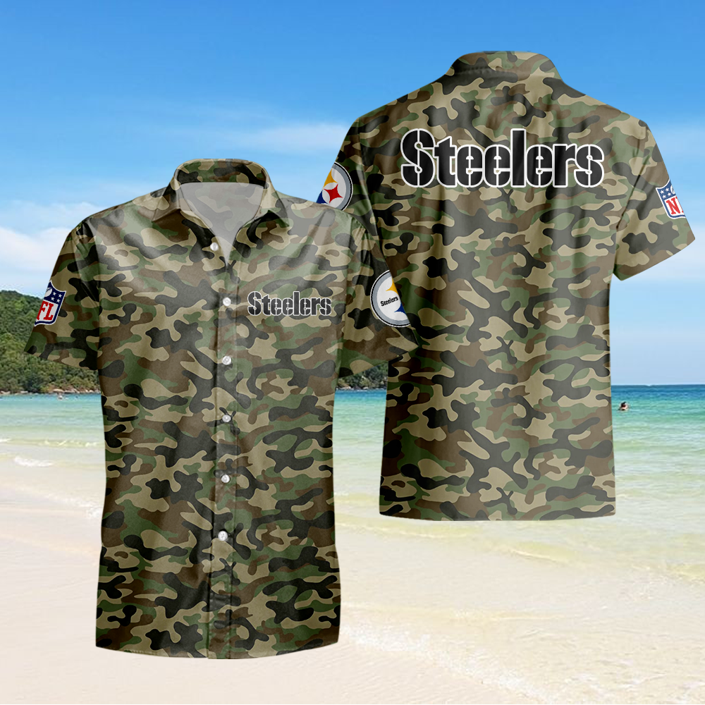 Pittsburgh Steelers Hawaii Camo Shirt PT65284