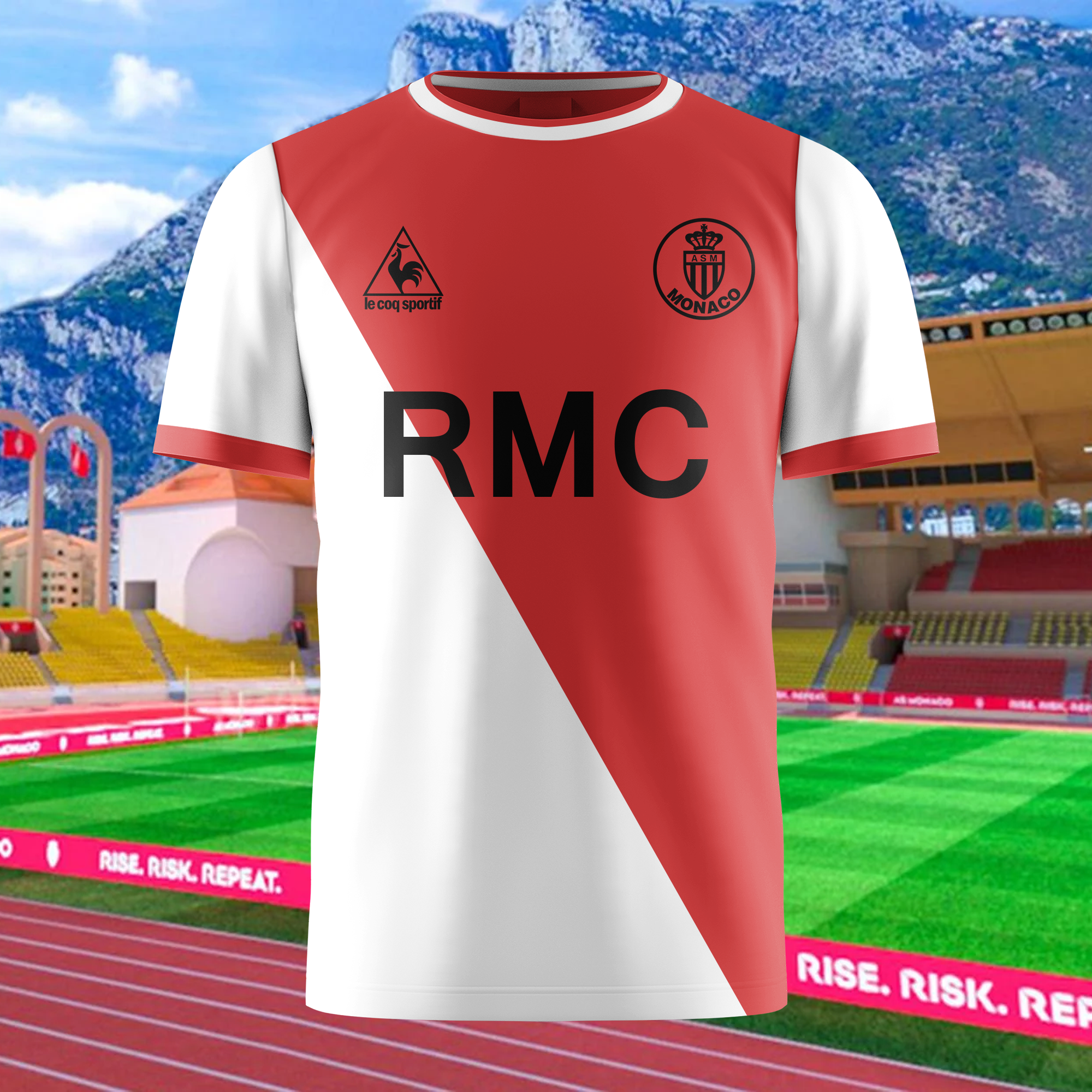 AS Monaco 1979-80 Home Kit Retro Shirt PT65326