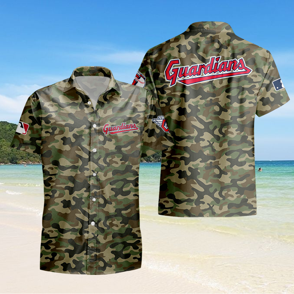 Cleveland Guardians Hawaii Camo Shirt PT65298