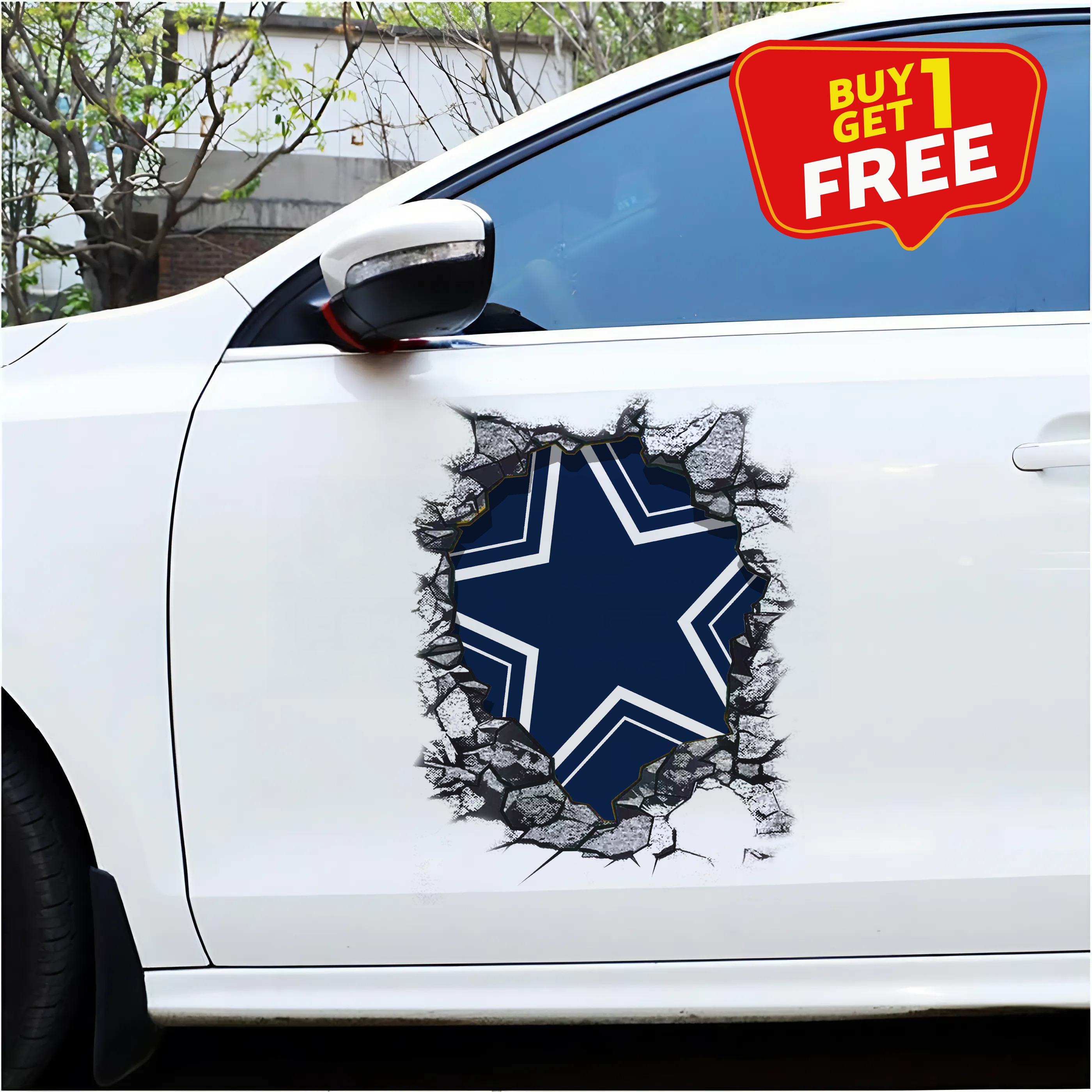 Dallas Cowboys  Car Door Sticker NFL PT65234