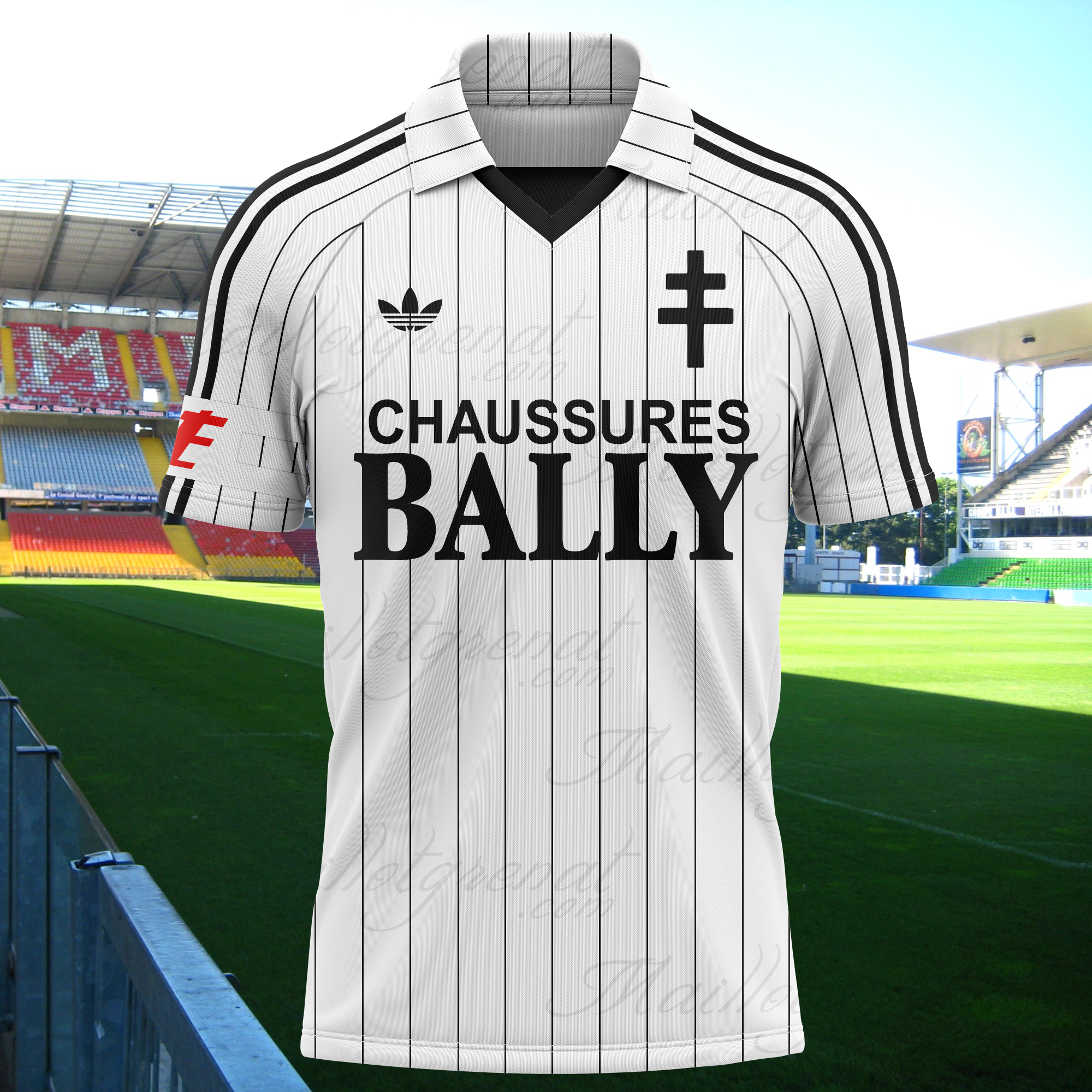 FC Metz 1980-81 Home Kit Retro Shirt PT65346