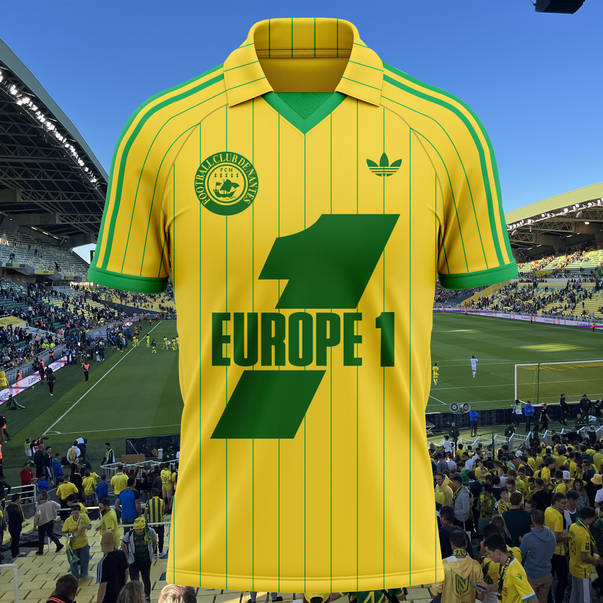 FC Nantes 1980-81 Home Kit Retro Shirt PT65347