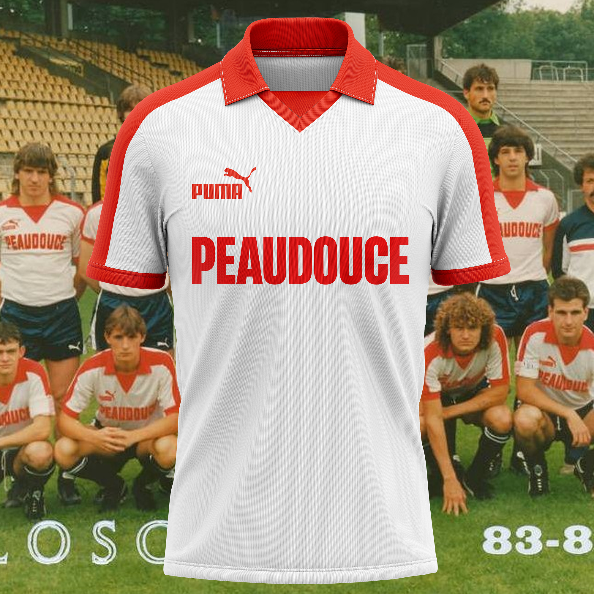 Lille LOSC 1979-80 Home Kit Retro Shirt PT65332