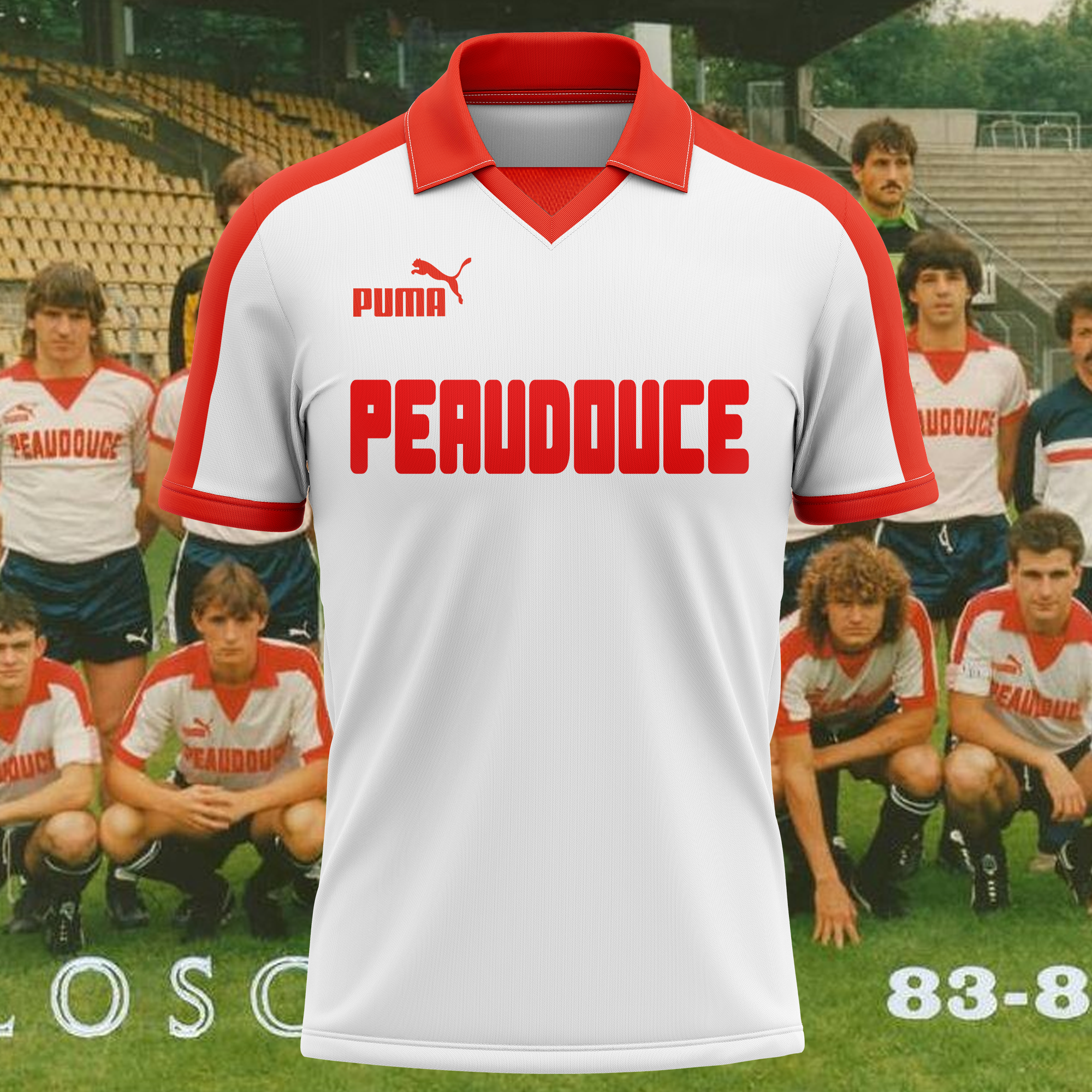 Lille LOSC 1980-81 Home Kit Retro Shirt PT65349