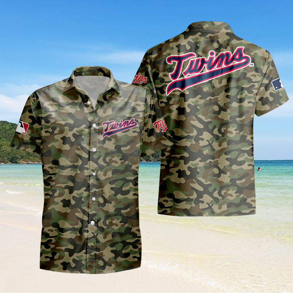 Minnesota Twins Hawaii Camo Shirt PT65307