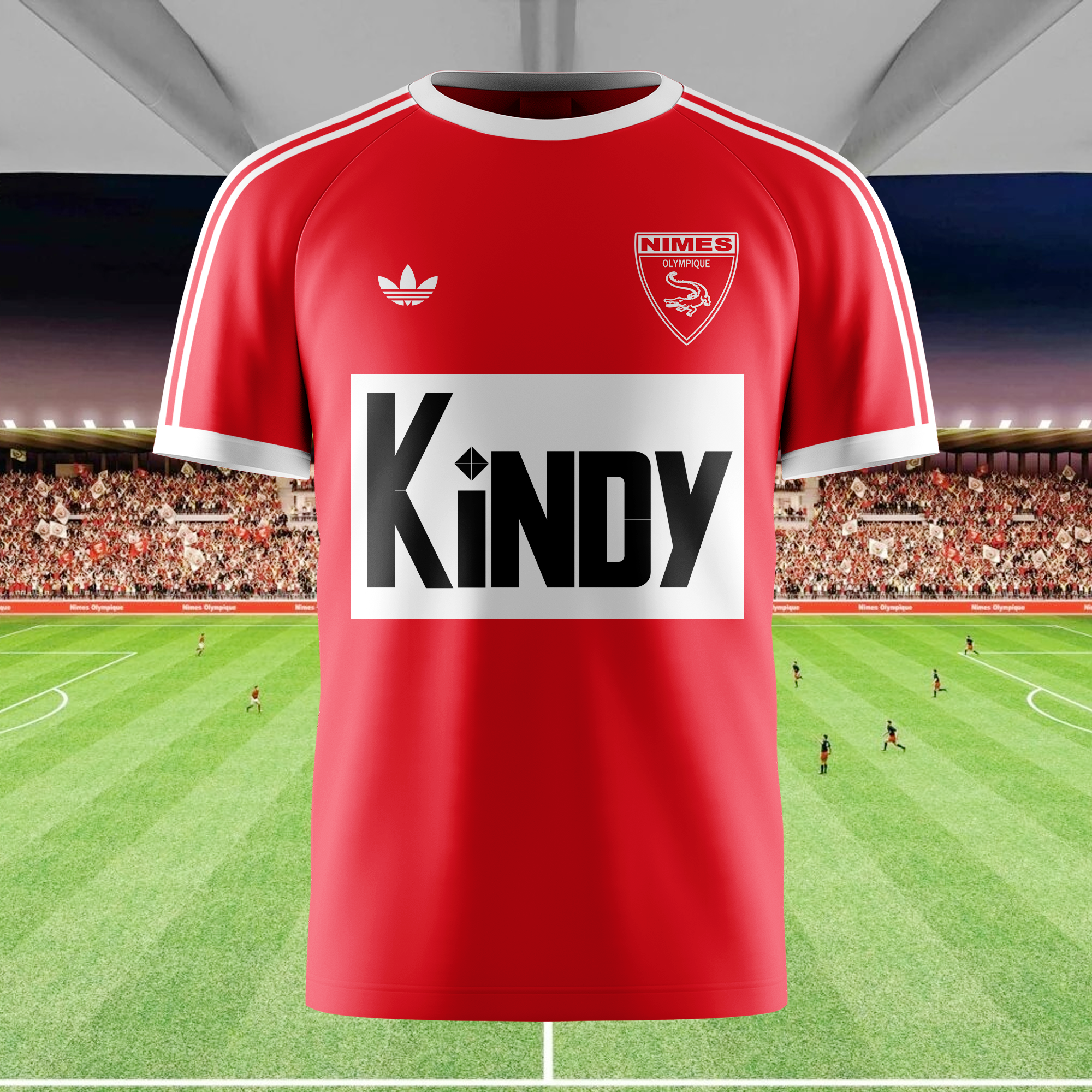 Nîmes Olympique 1980-81 Home Kit Retro Shirt PT65351