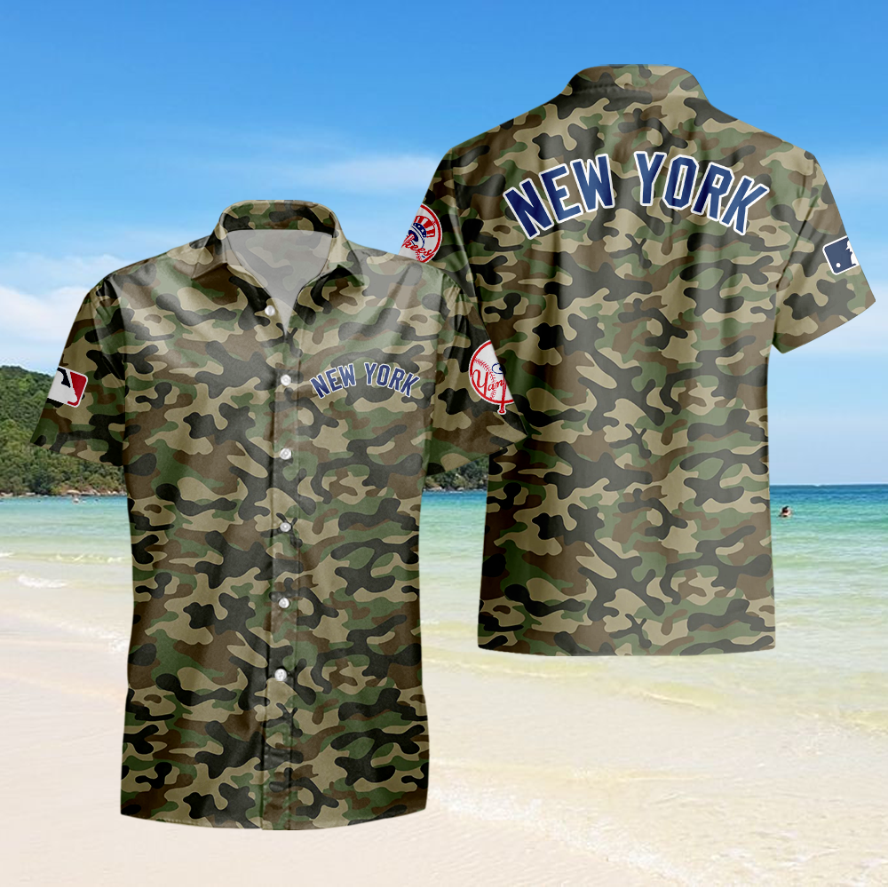 New York Yankees Hawaii Camo Shirt PT65309