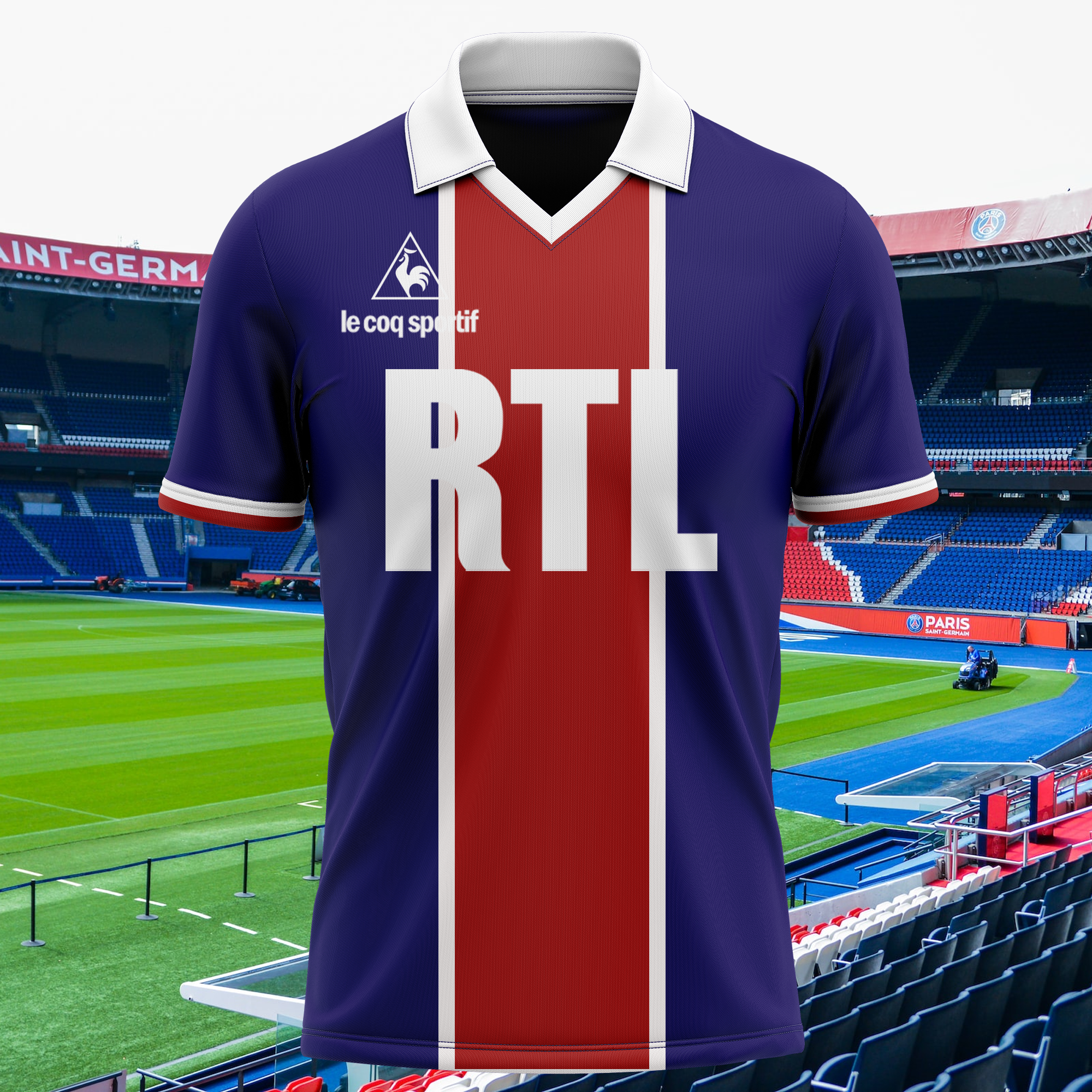 Paris Saint-Germain 1980-81 Home Kit Retro Shirt PT65354