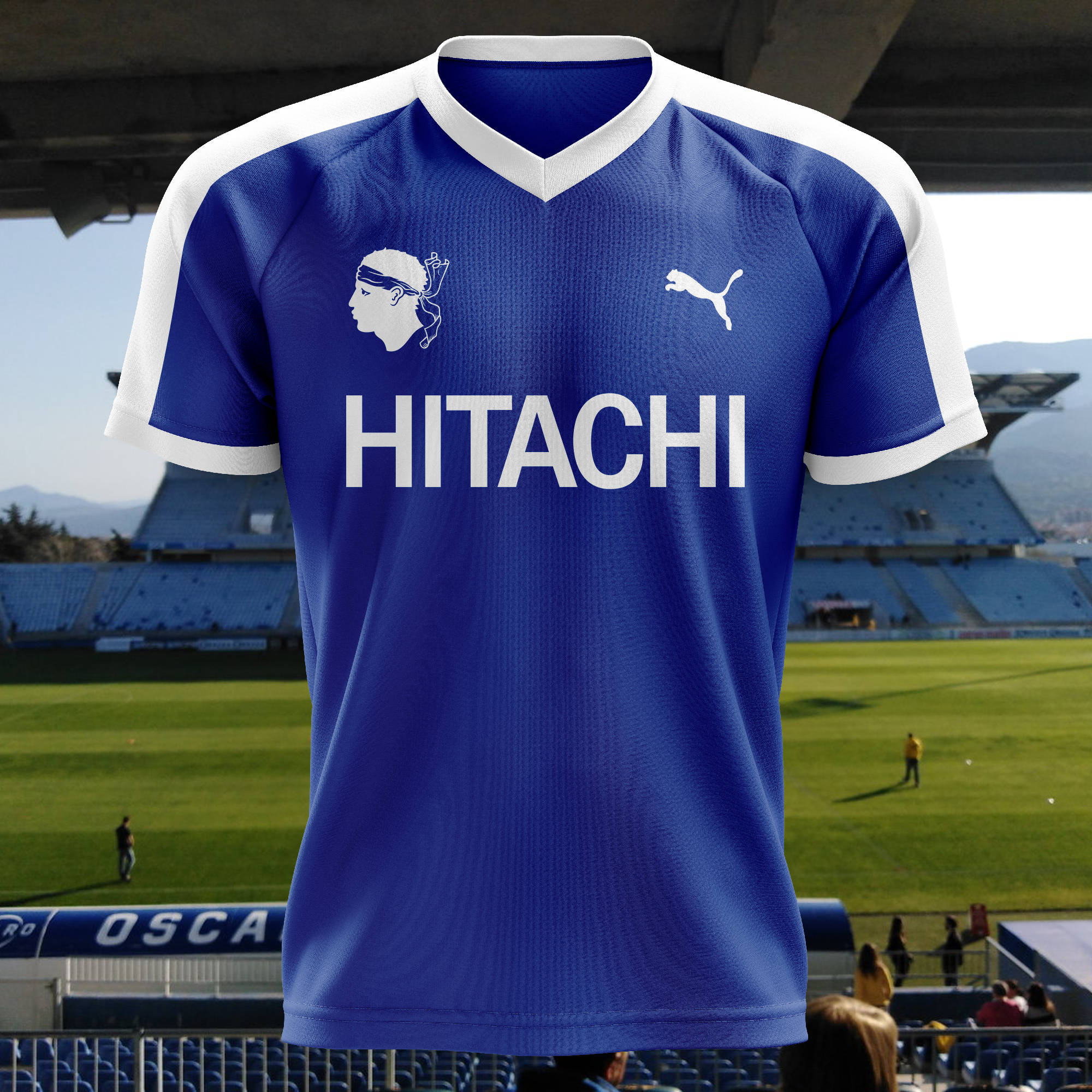 SC Bastia 1980-81 Home Kit Retro Shirt PT65355