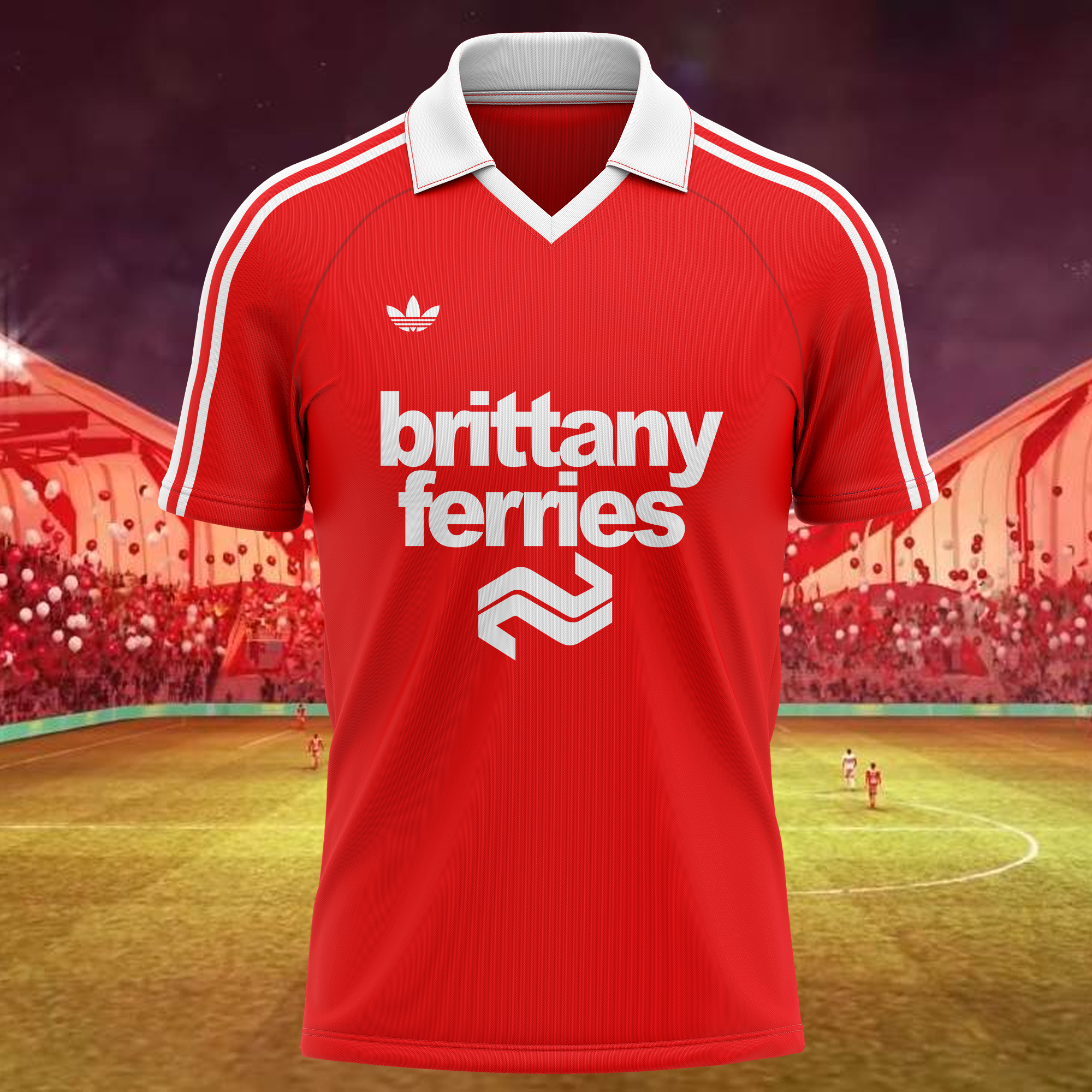 Stade Brestois 1979-80 Home Kit Retro Shirt PT65338